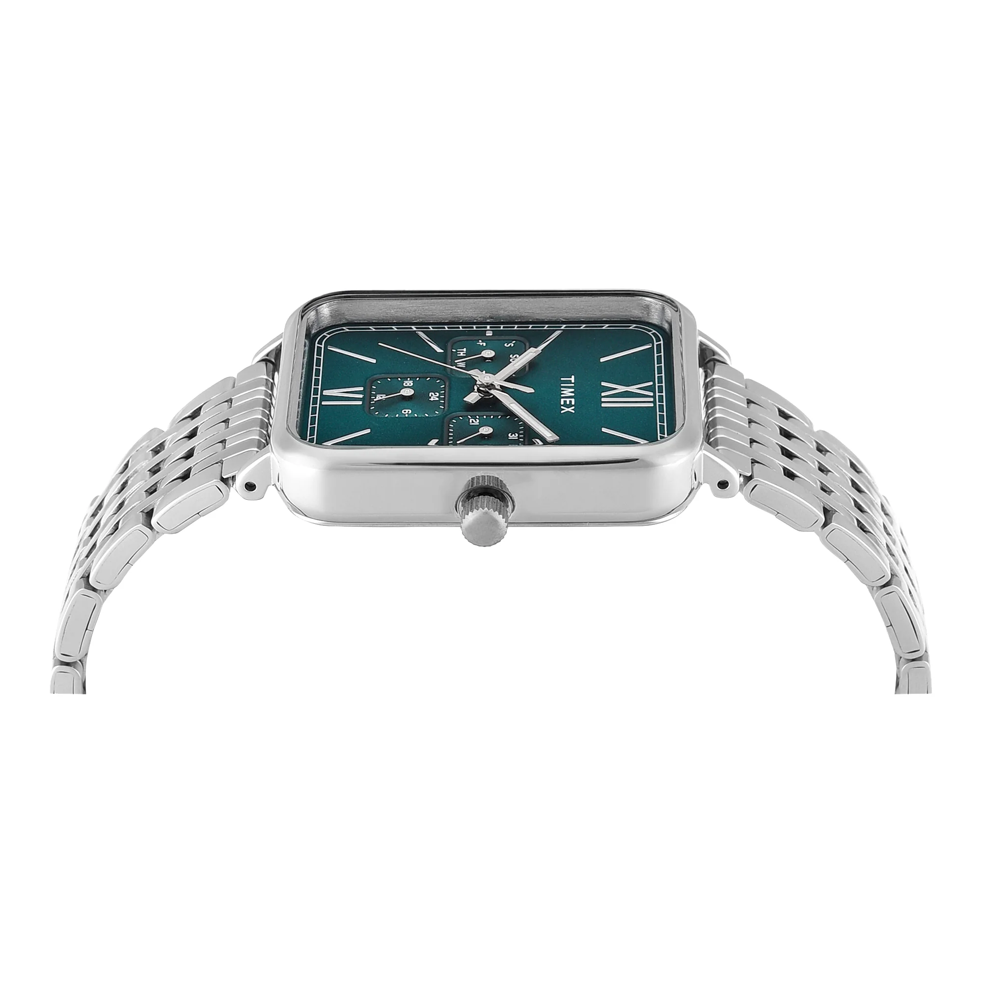 Timex Trendline Rectangle 30mm Teal Dial Analog Men Watch - TWEG34600 - Image 3