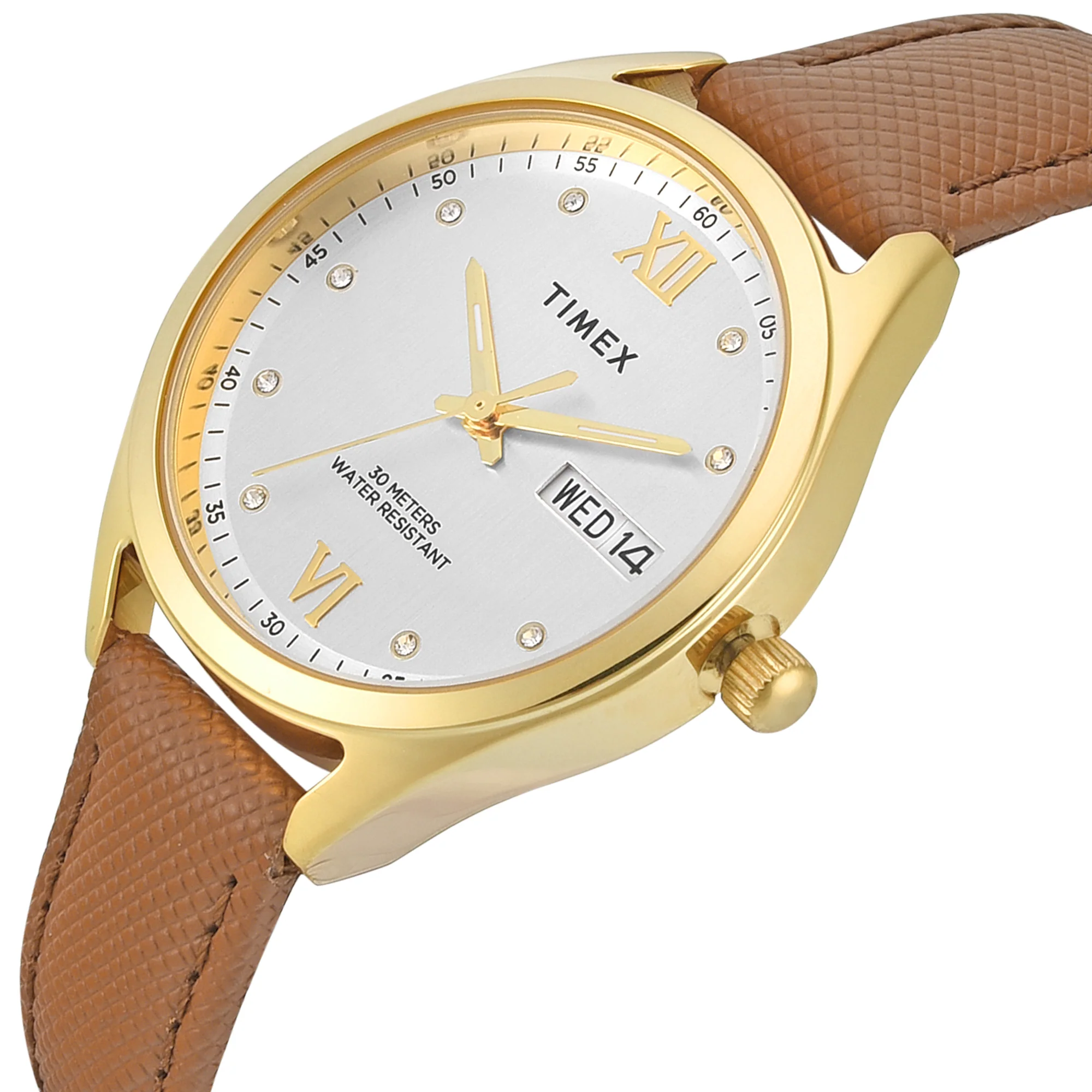 Timex Trendline Round 34mm Silver Dial Analog Women Watch - TWEL26803 - Image 3