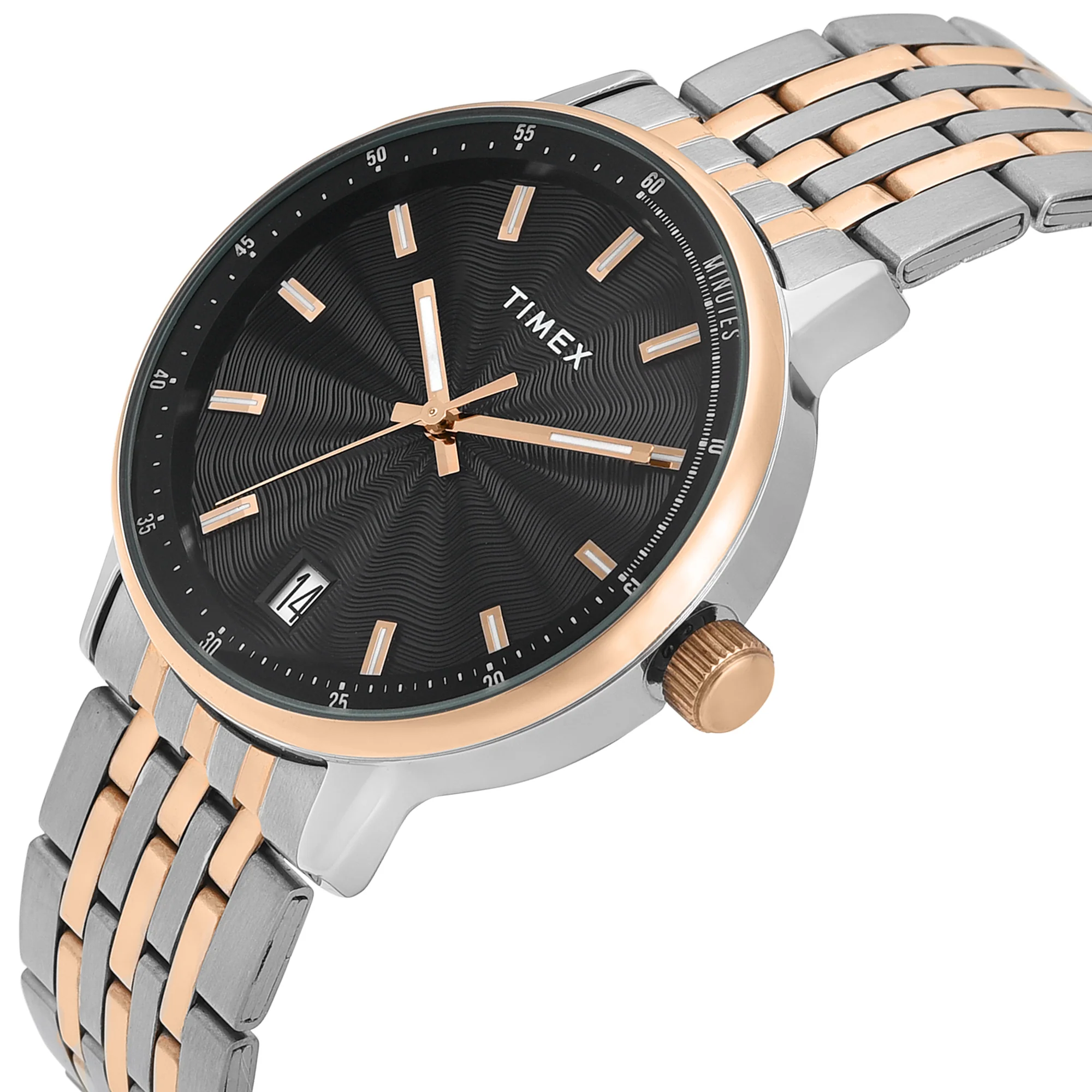 Timex Trendline Round 41mm Black Dial Analog Men Watch - TWEG25411 - Image 2