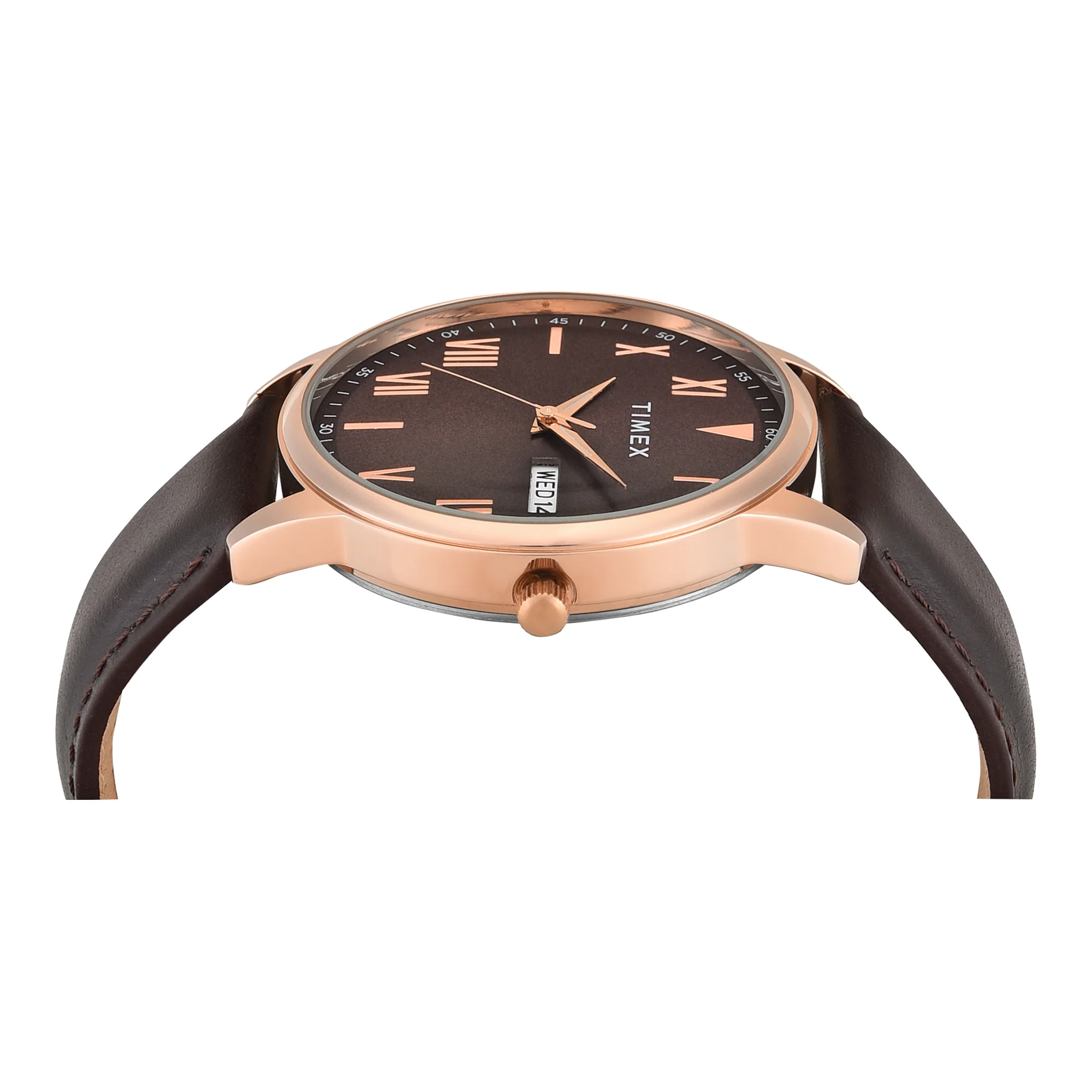 Timex Trendline Round 43mm Brown Dial Analog Men Watch - TWTG12114 - Image 4