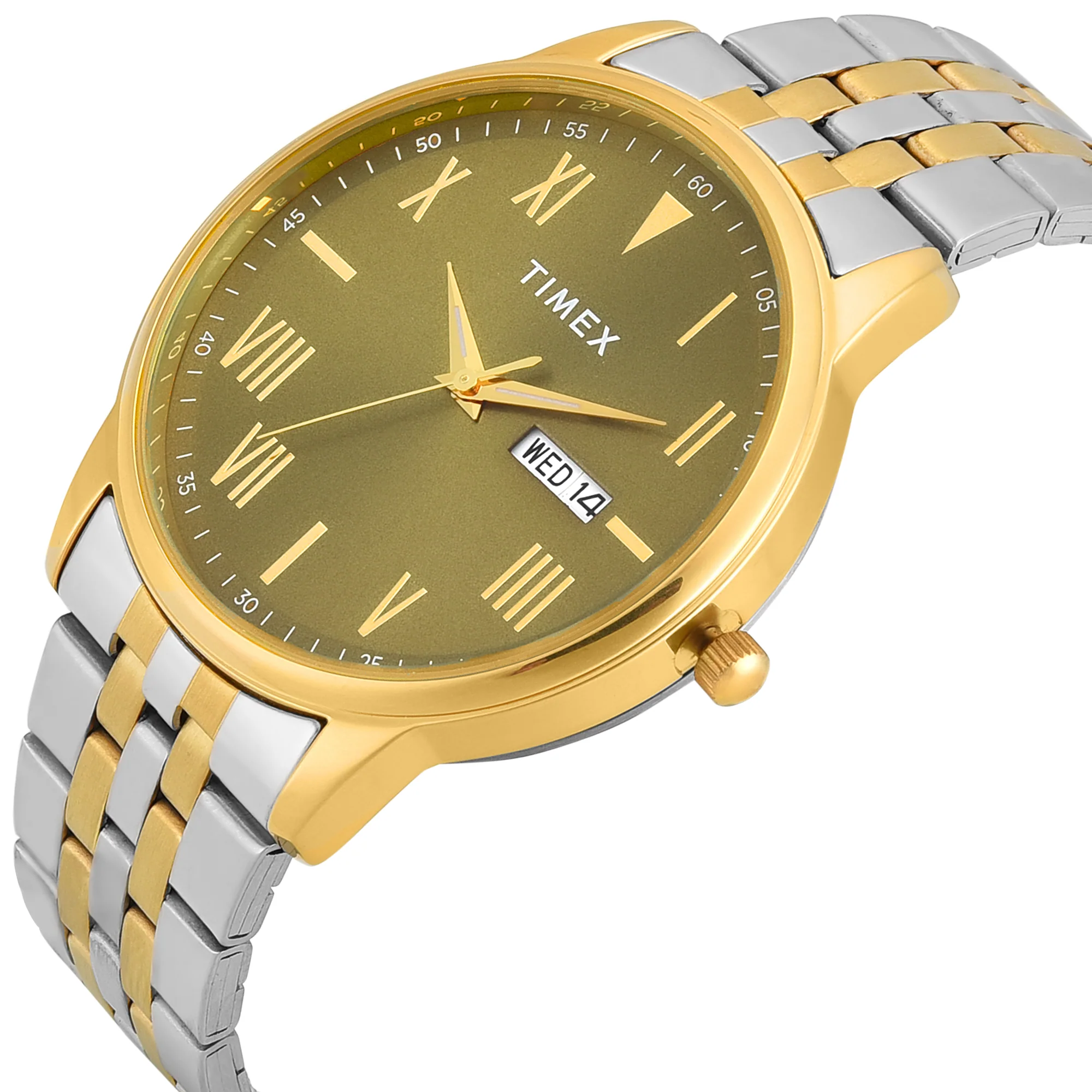 Timex Trendline Round 43mm Green Dial Analog Men Watch - TWTG12115 - Image 3