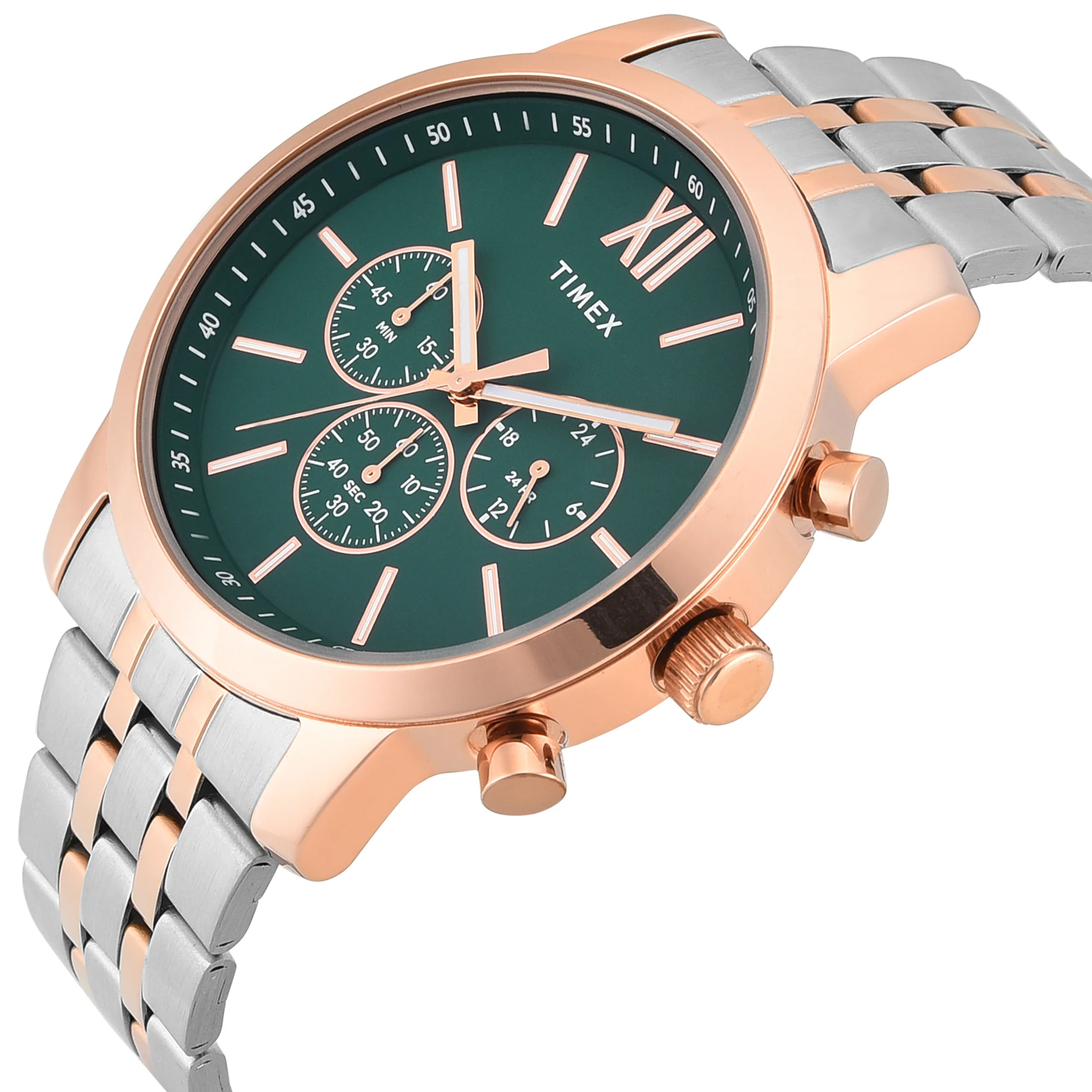 Timex Trendline Round 45mm Teal Dial Analog Men Watch - TWEG32201 - Image 2
