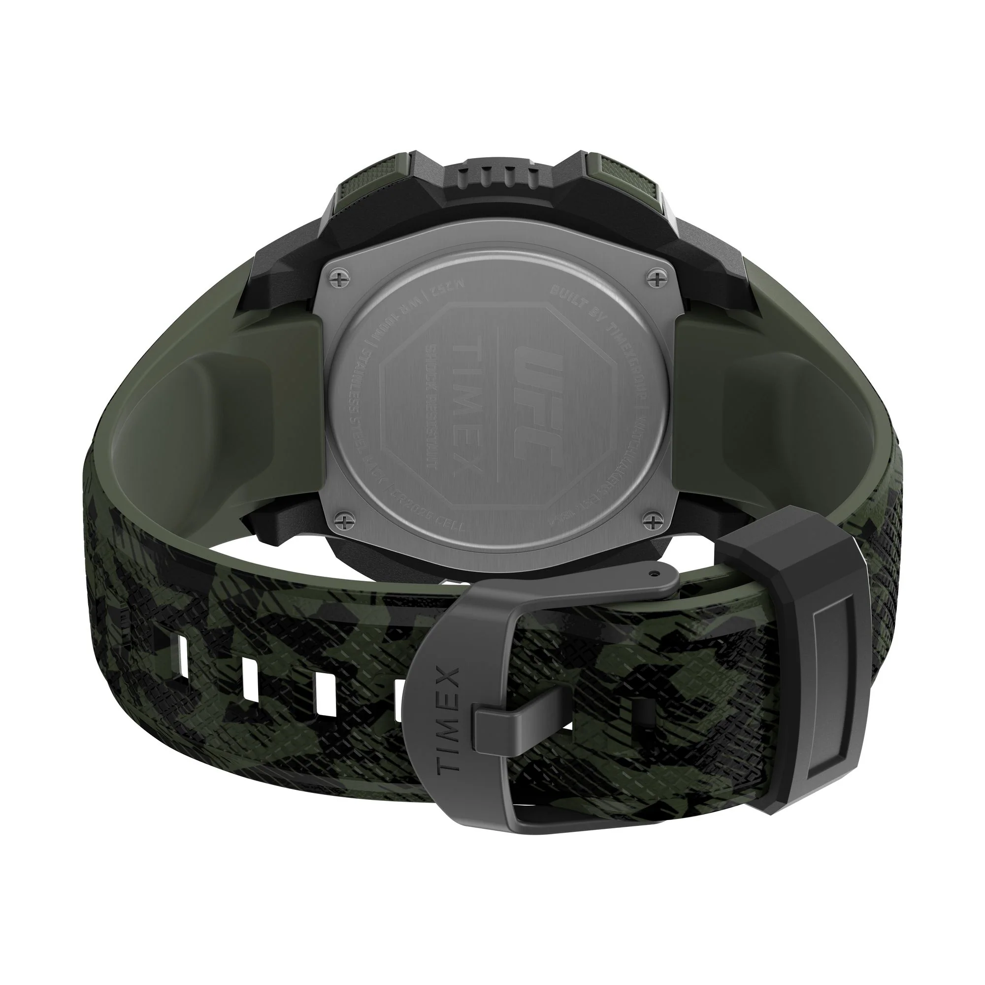 TIMEX UFC Core Shock Men Grey Round Dial Digital Watch - TW4B275000D - Image 3