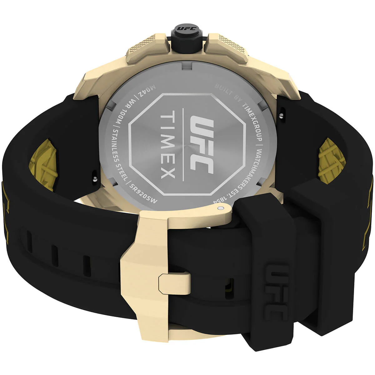 Timex UFC Icon Chronograph 45mm Silicone Strap Watch - Image 3