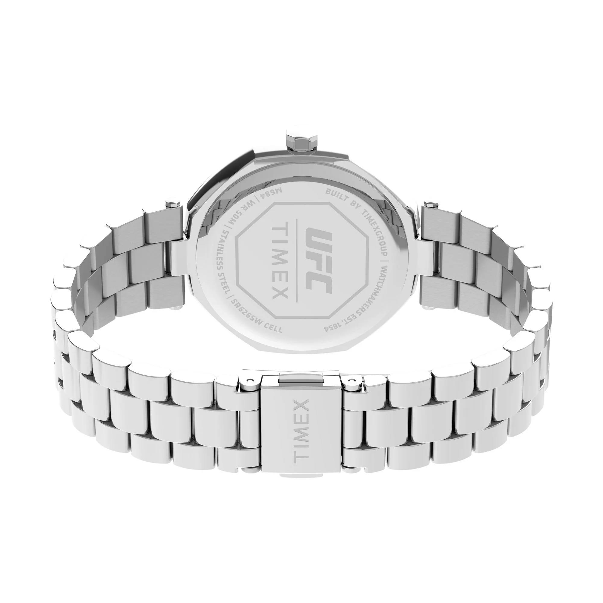 TIMEX UFC Jewel Women Silver Octagonal Dial Analog Watch - TW2V83200X6 - Image 4
