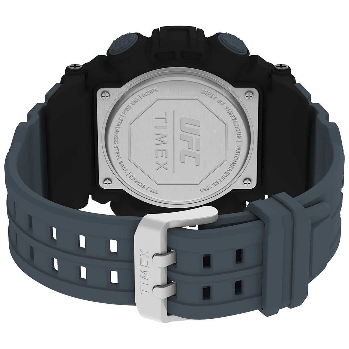 Timex Men Black Round Resin Dial Digital Watch - TW5M538000D - Image 3