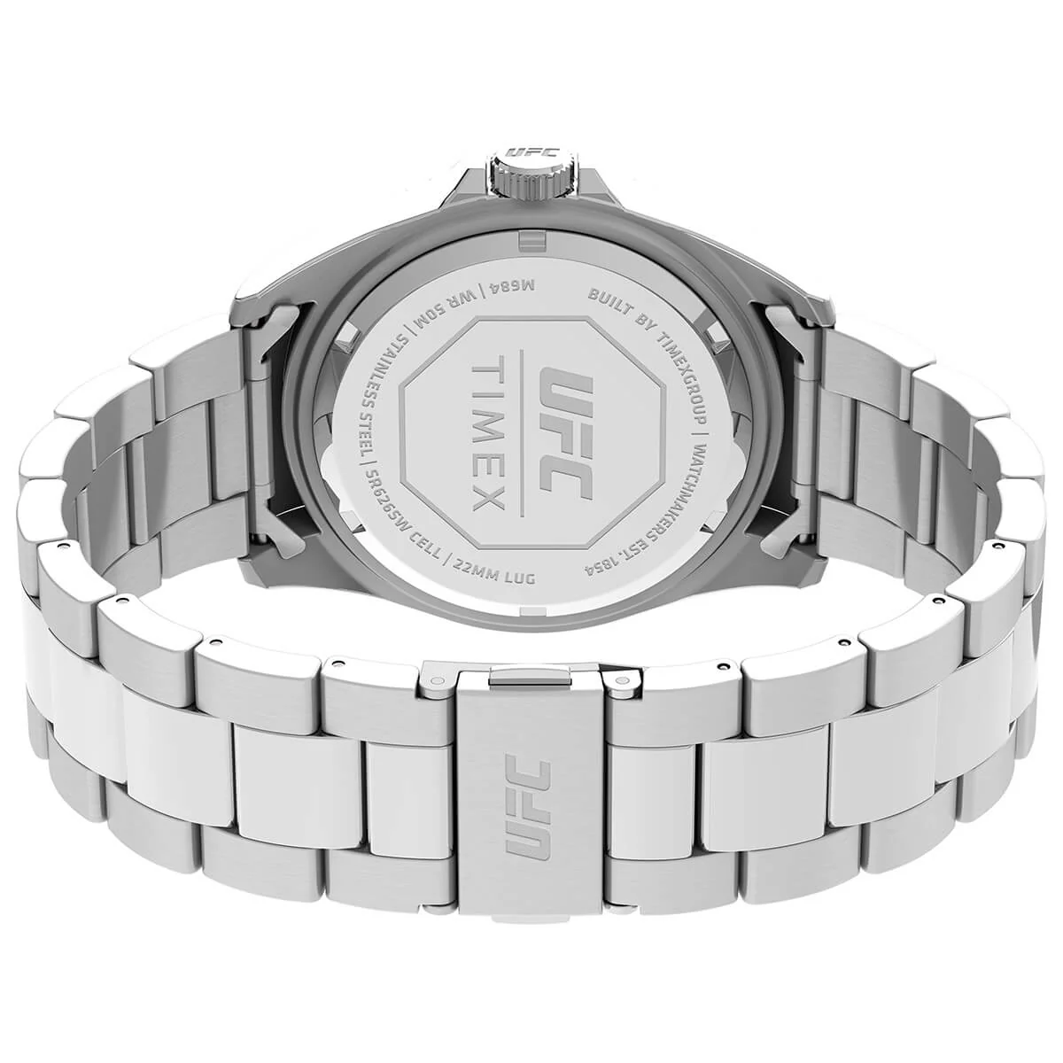 Timex UFC Debut 42mm Stainless Steel Bracelet Watch - Image 4