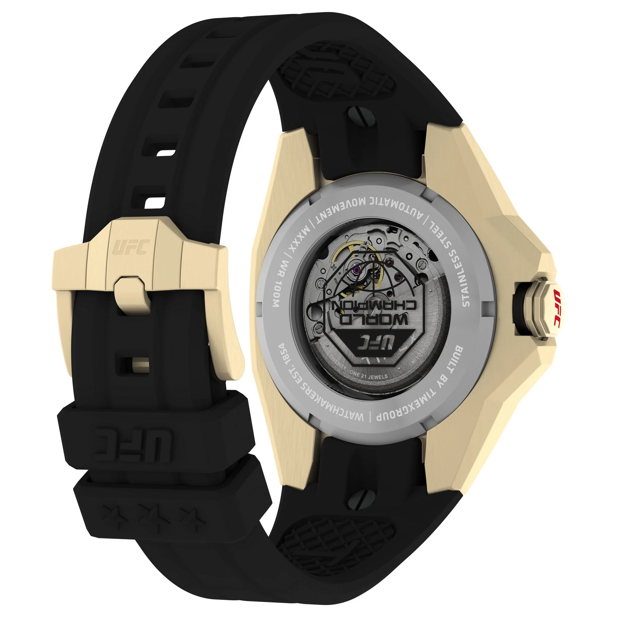Timex UFC Street Men Gold Round Analog Watch - TW2V86500X6 - Image 5