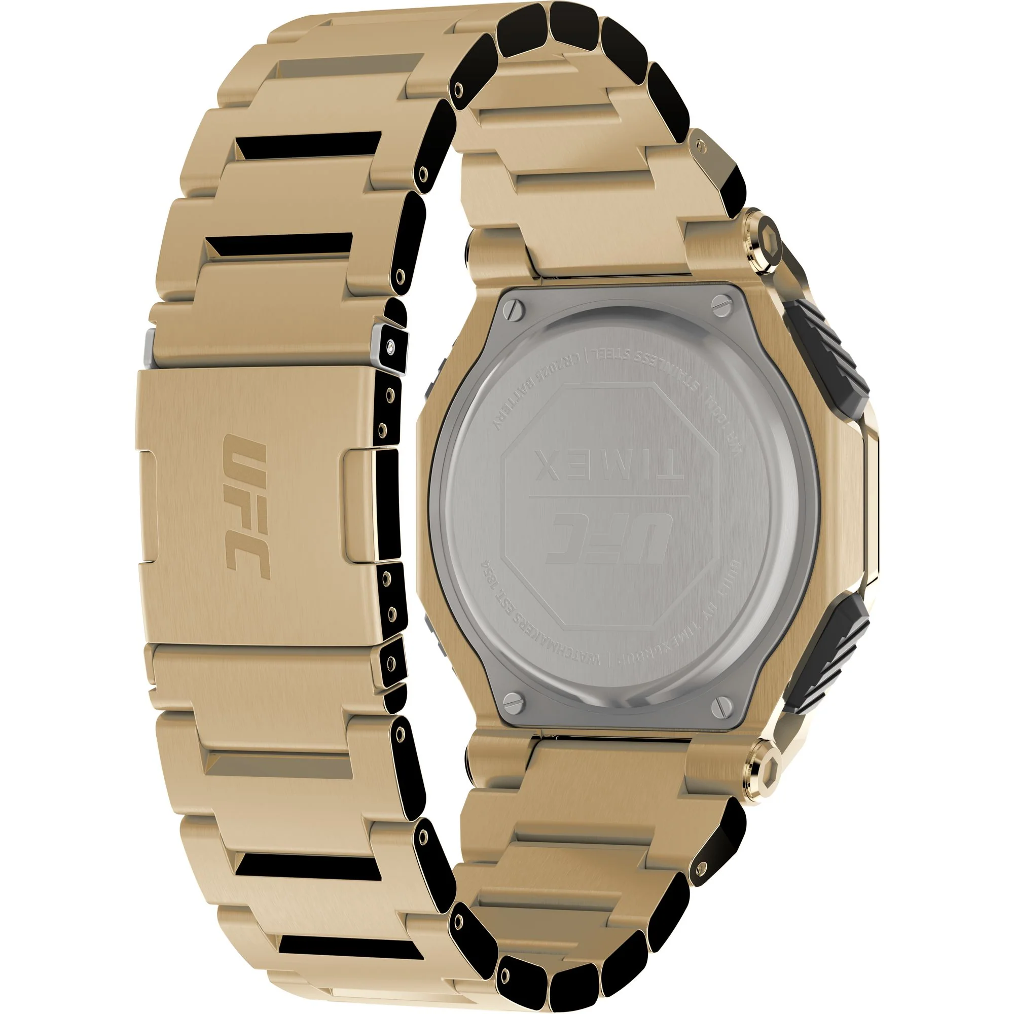 TIMEX UFC Strength Men Black Octagonal Dial Analog Watch - TW2V84500X6 - Image 4