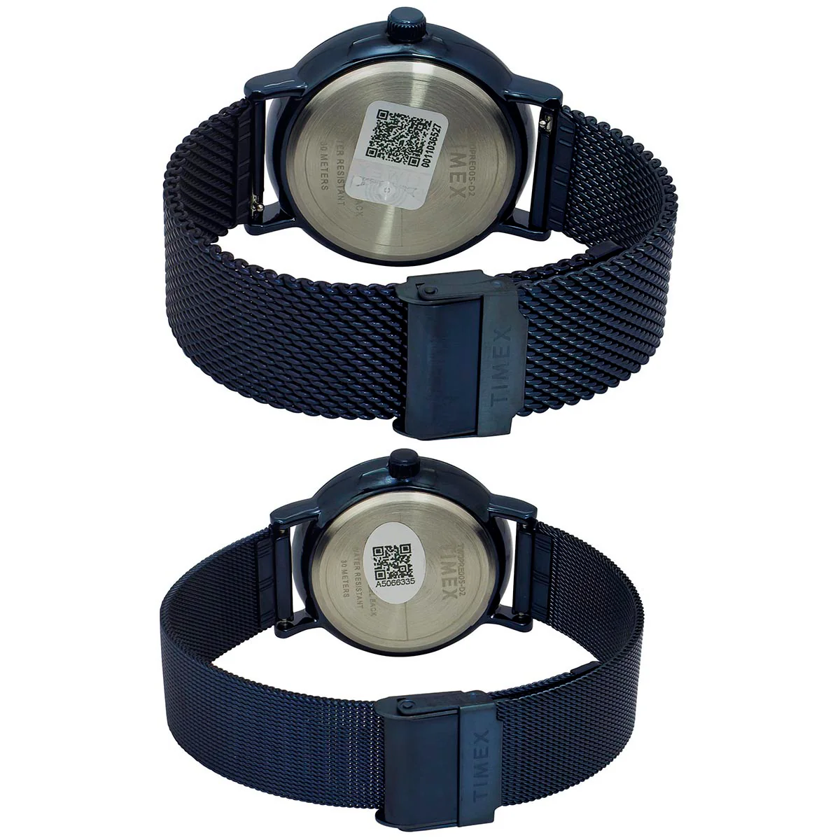 TIMEX Unisex Blue Round Dial Analog Pair Watch - TW0PRE005 - Image 3