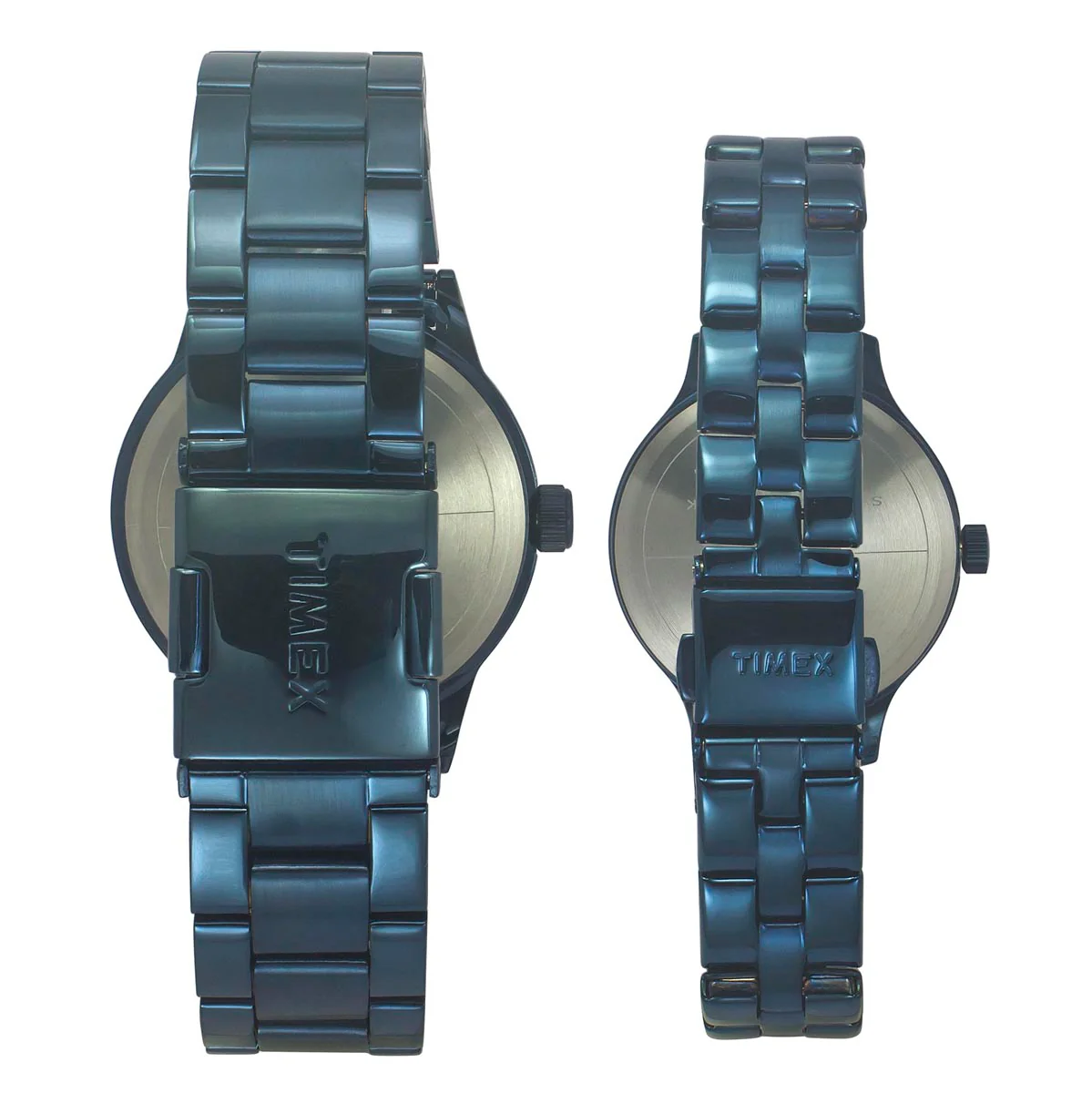 Timex Unisex Blue Round Dial Analog Pair Watches - TW00PR313 - Image 3