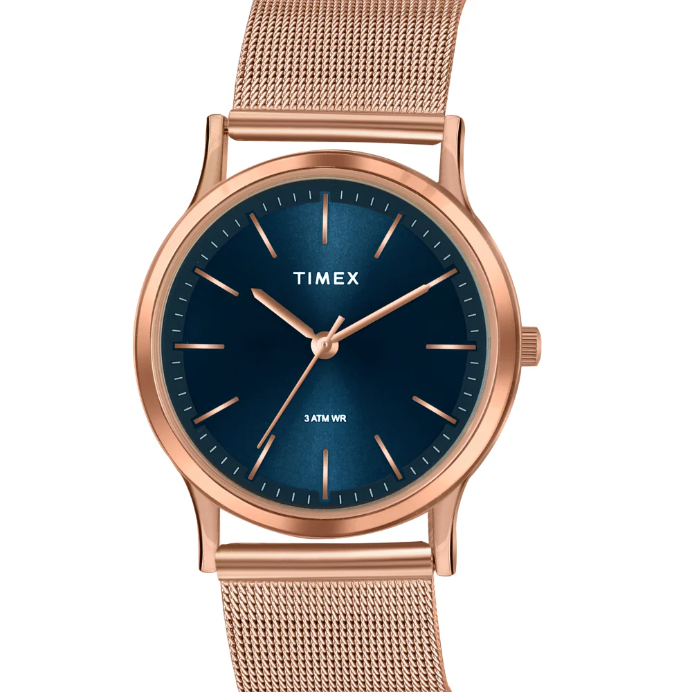 Timex Unisex Teal Round Analog Pair Watch- TW00ZP002 - Image 4