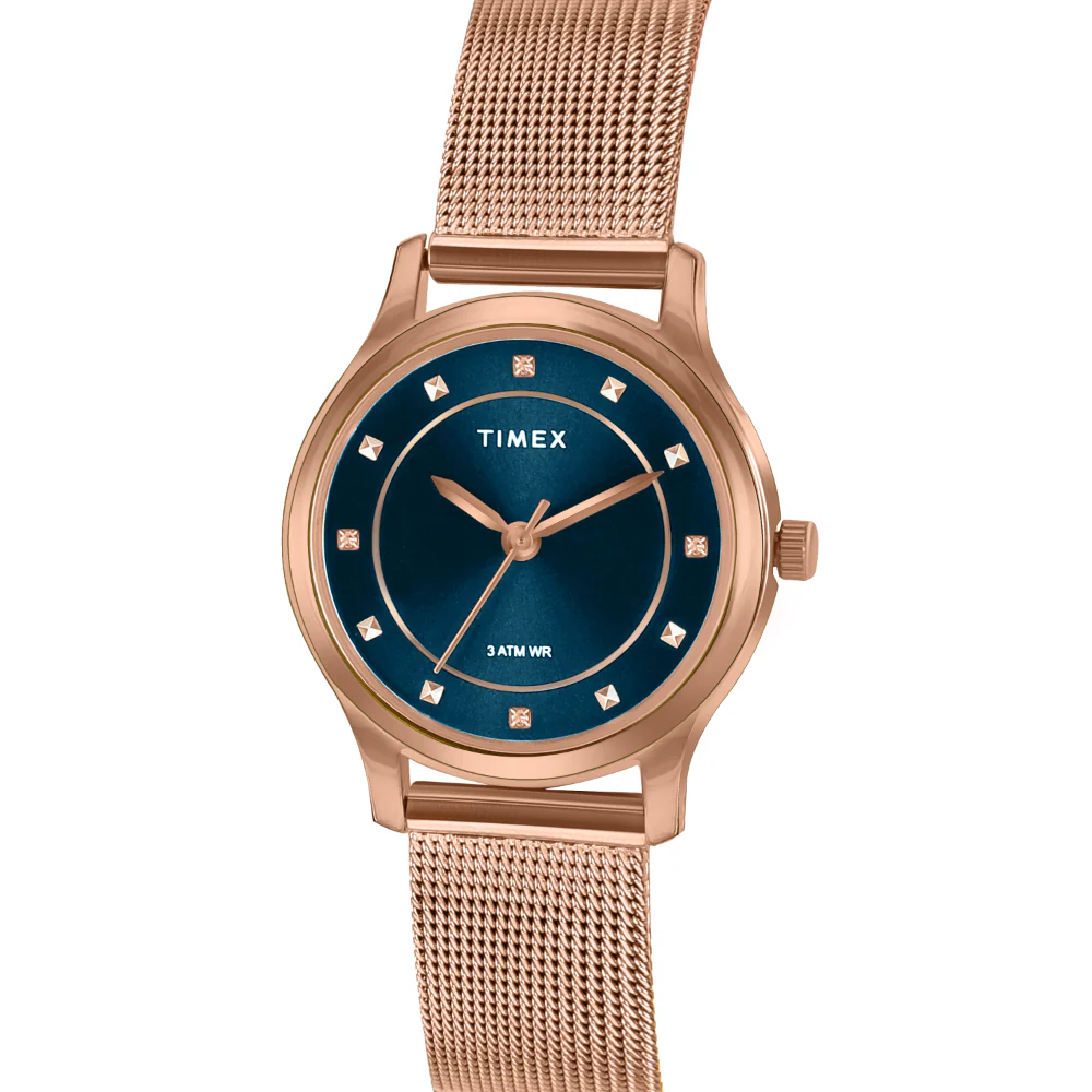 Timex Unisex Teal Round Analog Pair Watch- TW00ZP002 - Image 7