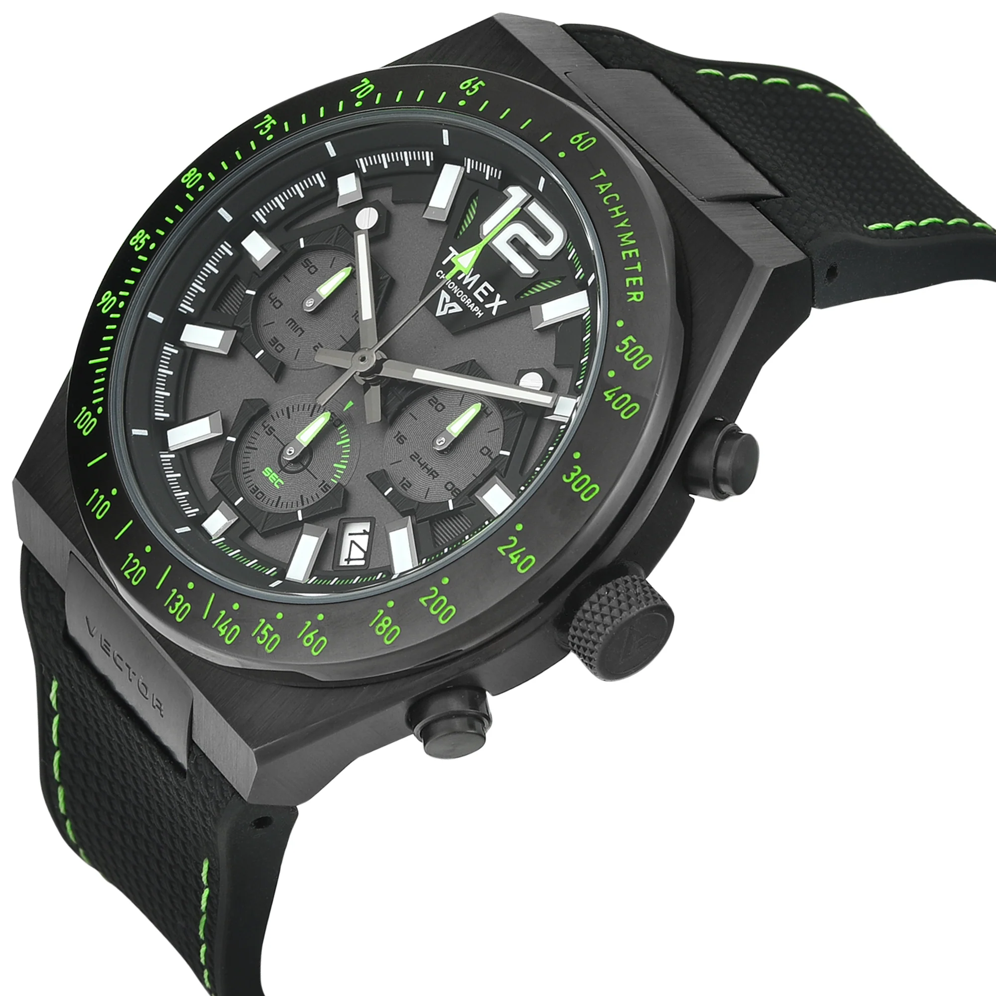 TIMEX Vector Black Round Dial Analog Men's Watch - TWEG30800 - Image 3