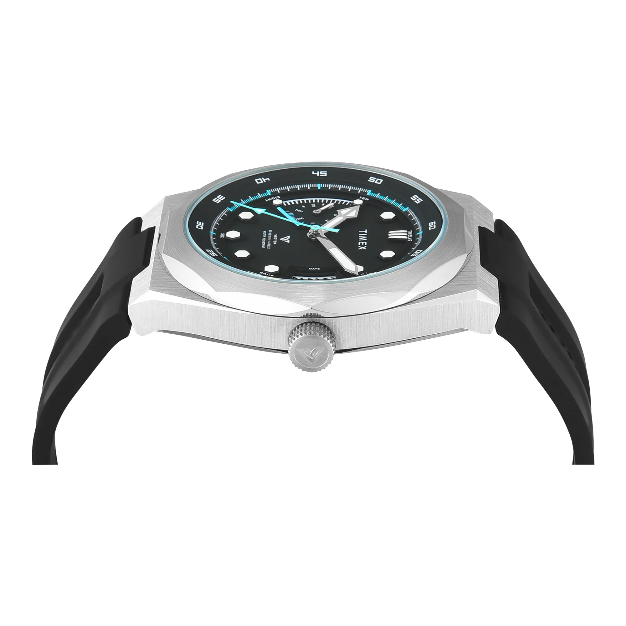 TIMEX Vector Black Round Dial Analog Men's Watch - TWEG31000 - Image 3