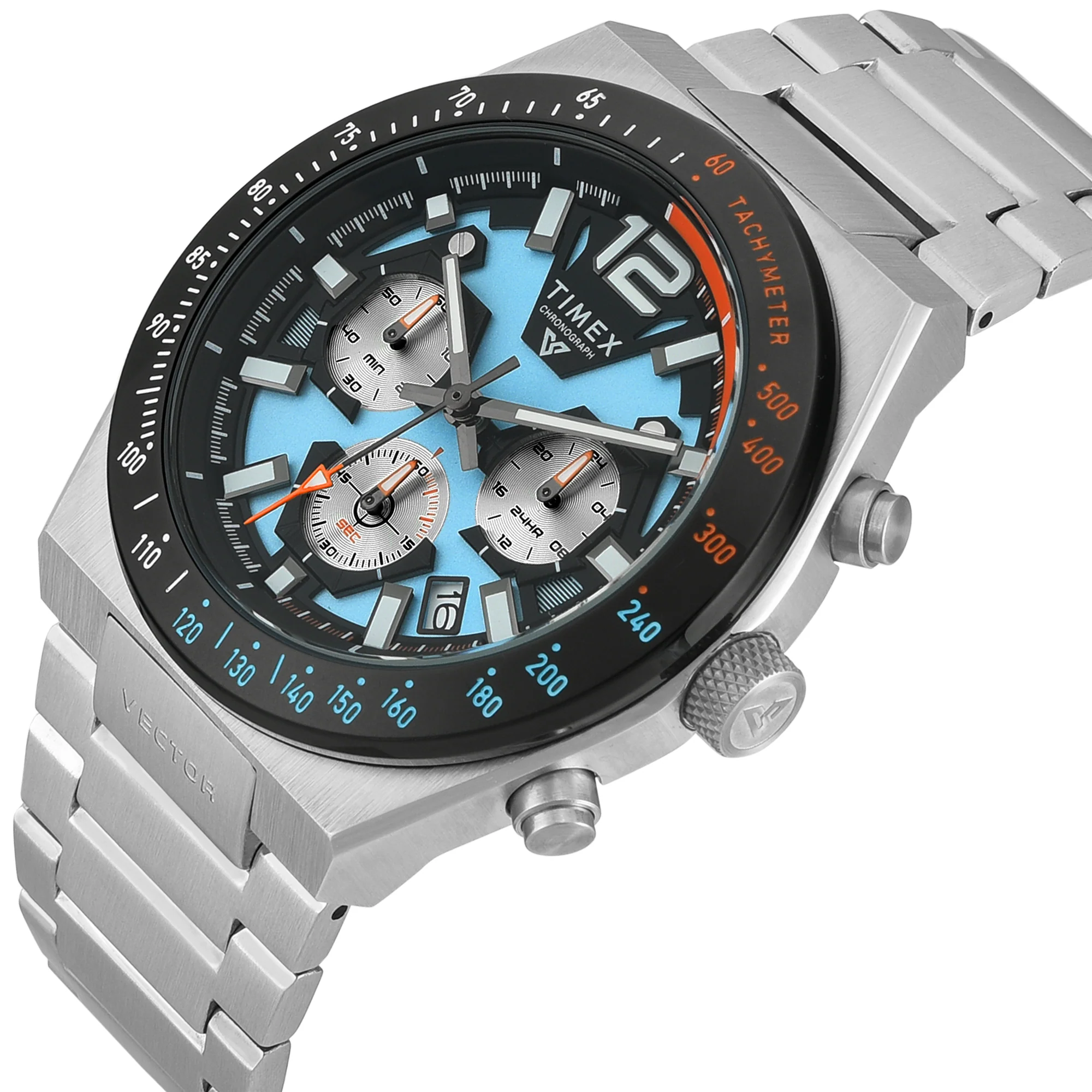 TIMEX Vector Blue Round Dial Analog Men's Watch - TWEG30802 - Image 2