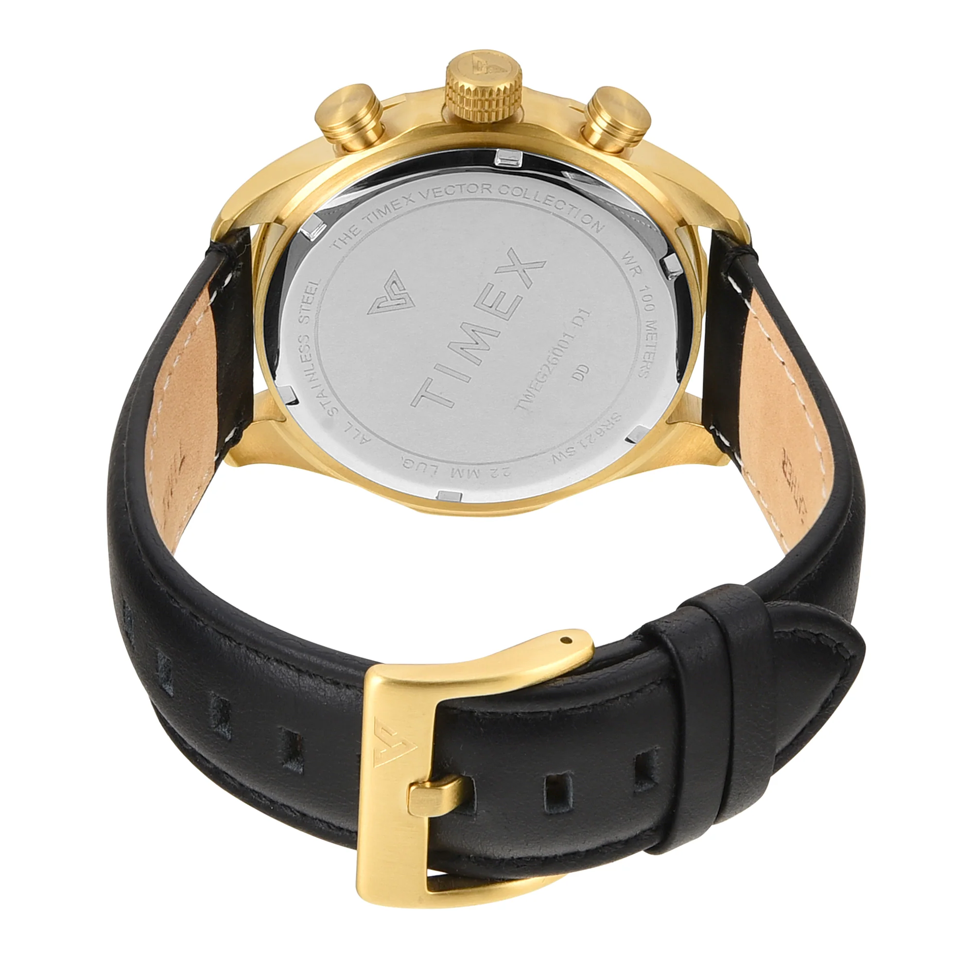 TIMEX Vector Men Black Round Chronograph Dial Analog Watch - TWEG26001 - Image 6