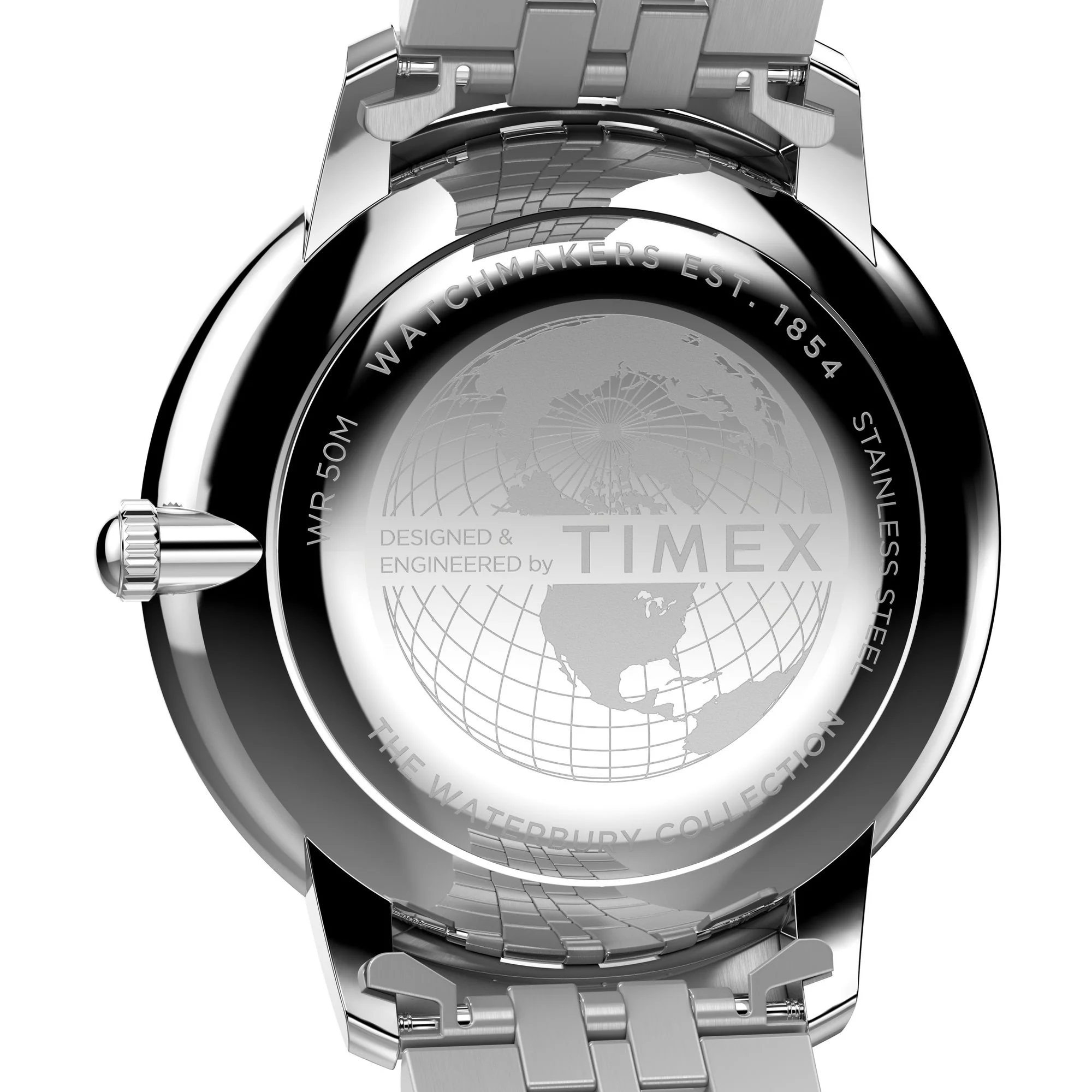TIMEX Waterbury Black Round Dial Analog Men's Watch - TW2Y23300UJ - Image 4