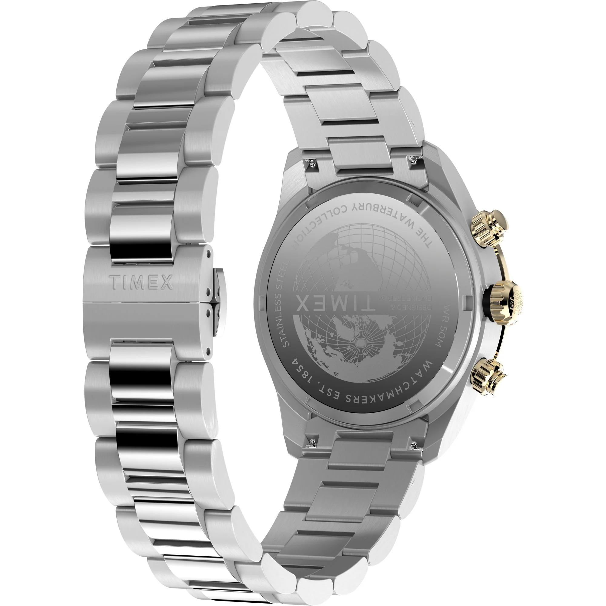 TIMEX Waterbury Black Round Dial Analog Men's Watch - TW2Y24000UJ - Image 5
