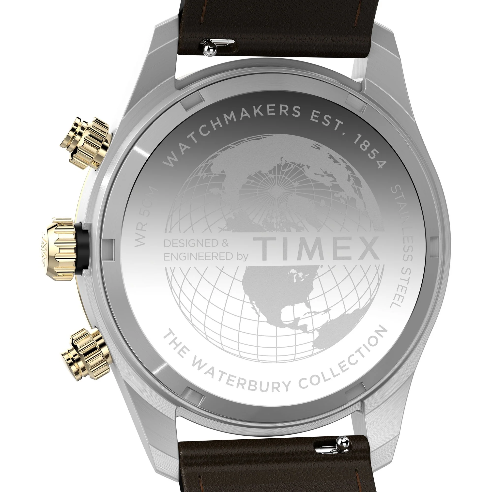 TIMEX Waterbury Black Round Dial Analog Men's Watch - TW2Y24100UJ - Image 4