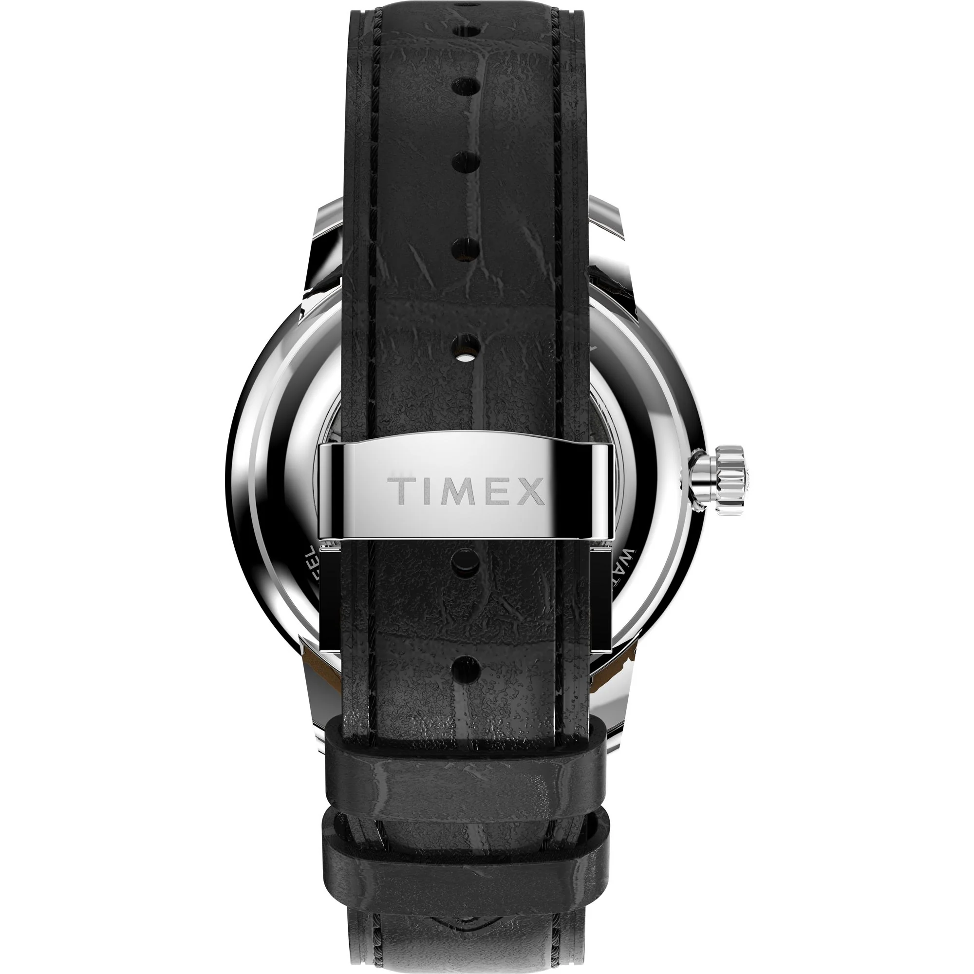 TIMEX Waterbury Black Round Dial Mechanical Automatic Men's Watch - TW2Y23000UJ - Image 3