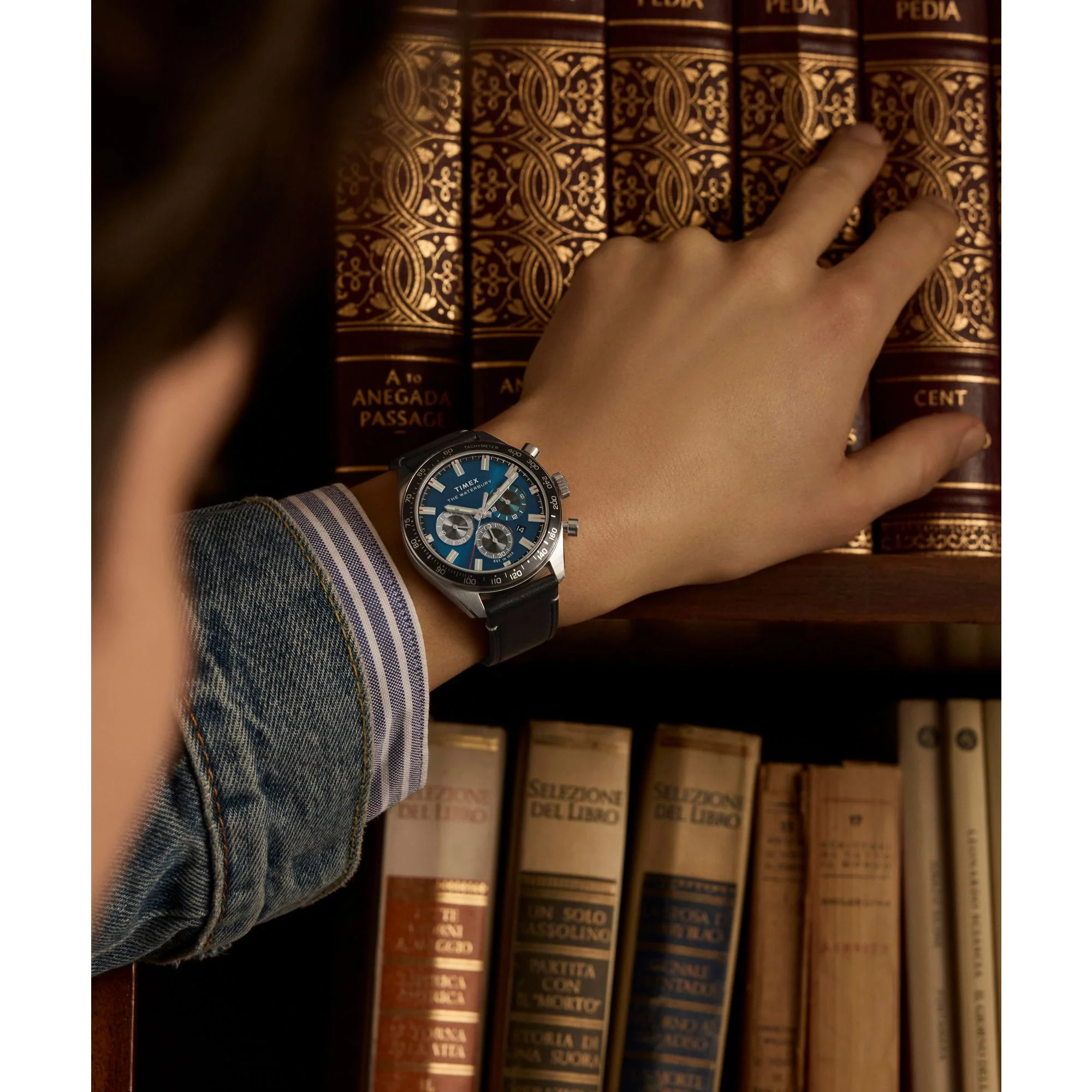 TIMEX Waterbury Blue Round Dial Analog Men's Watch - TW2Y18600UJ - Image 7