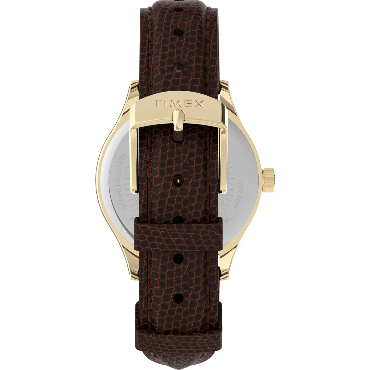 Waterbury Traditional 34mm Leather Strap Watch - Image 3