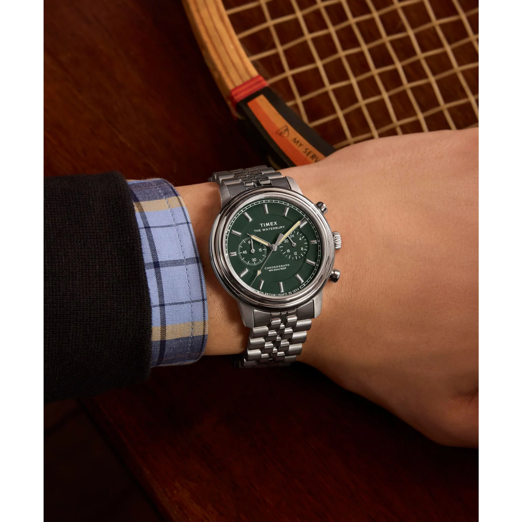 TIMEX Waterbury Green Round Dial Analog Men's Watch - TW2Y23600UJ - Image 6