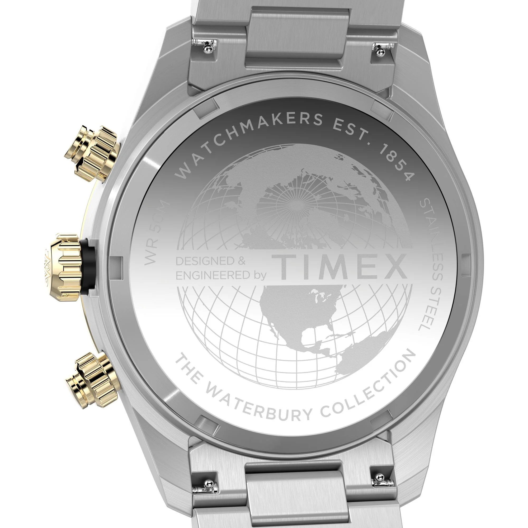 TIMEX Waterbury Heritage Black Round Dial Analog Men's Watch - TW2Y24000IK - Image 4