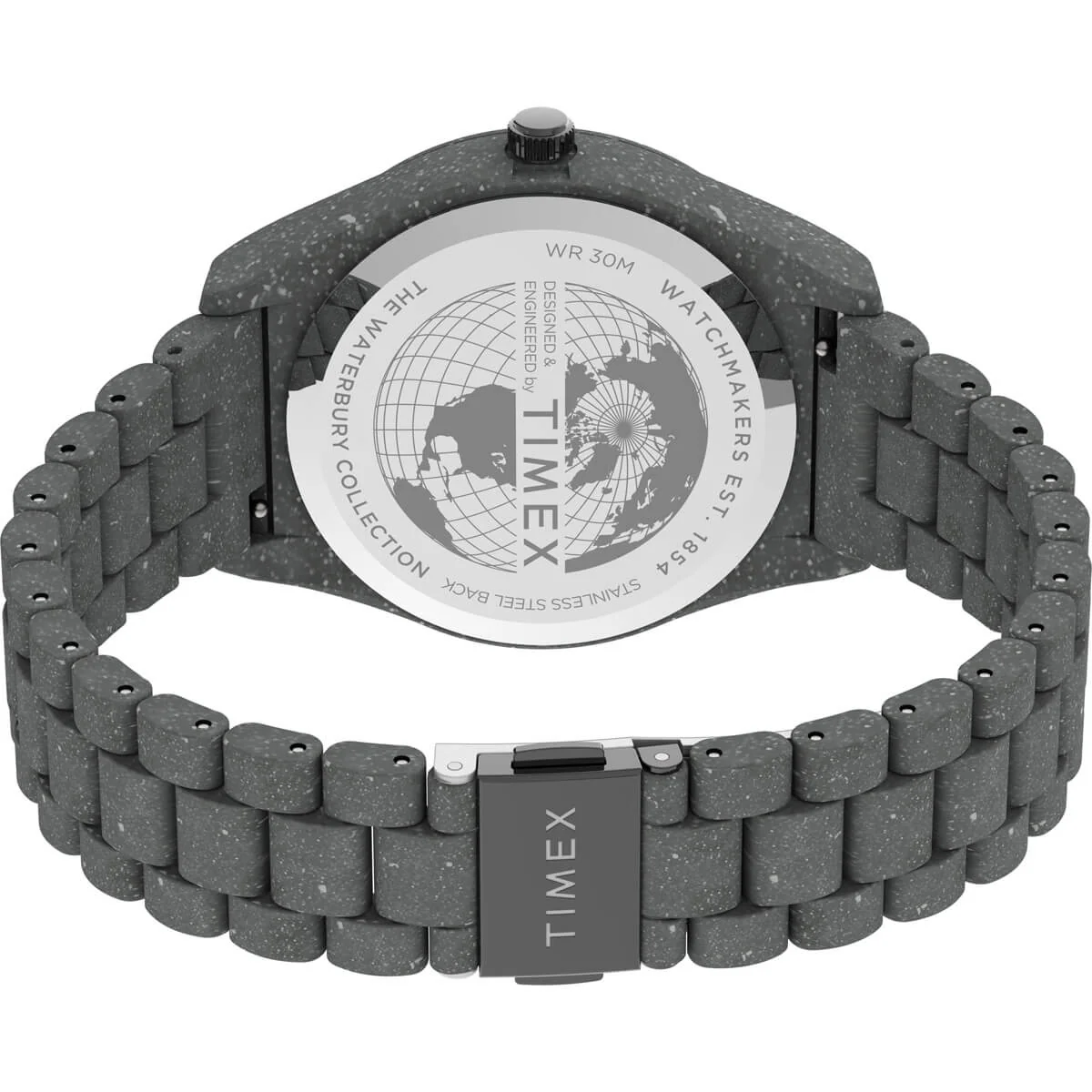 Timex Heritage Collection Men's Quartz Analog Gray Dial Round Case Ocean-Plastic Function Watch -TW2V37300 - Image 4