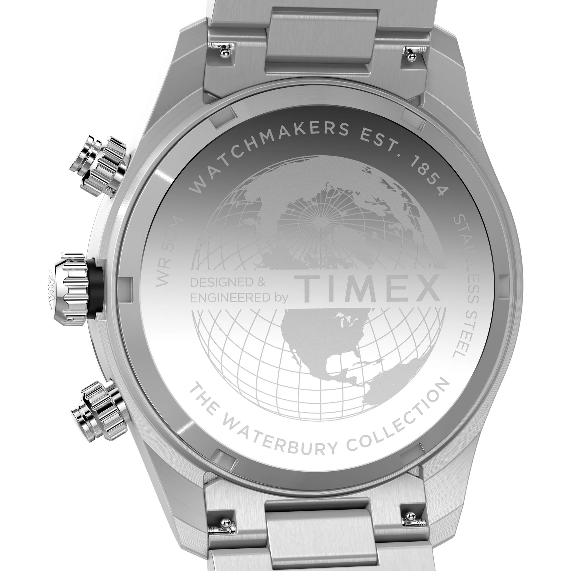 TIMEX Waterbury Silver-Tone Round Dial Analog Men's Watch - TW2Y19200UJ - Image 4