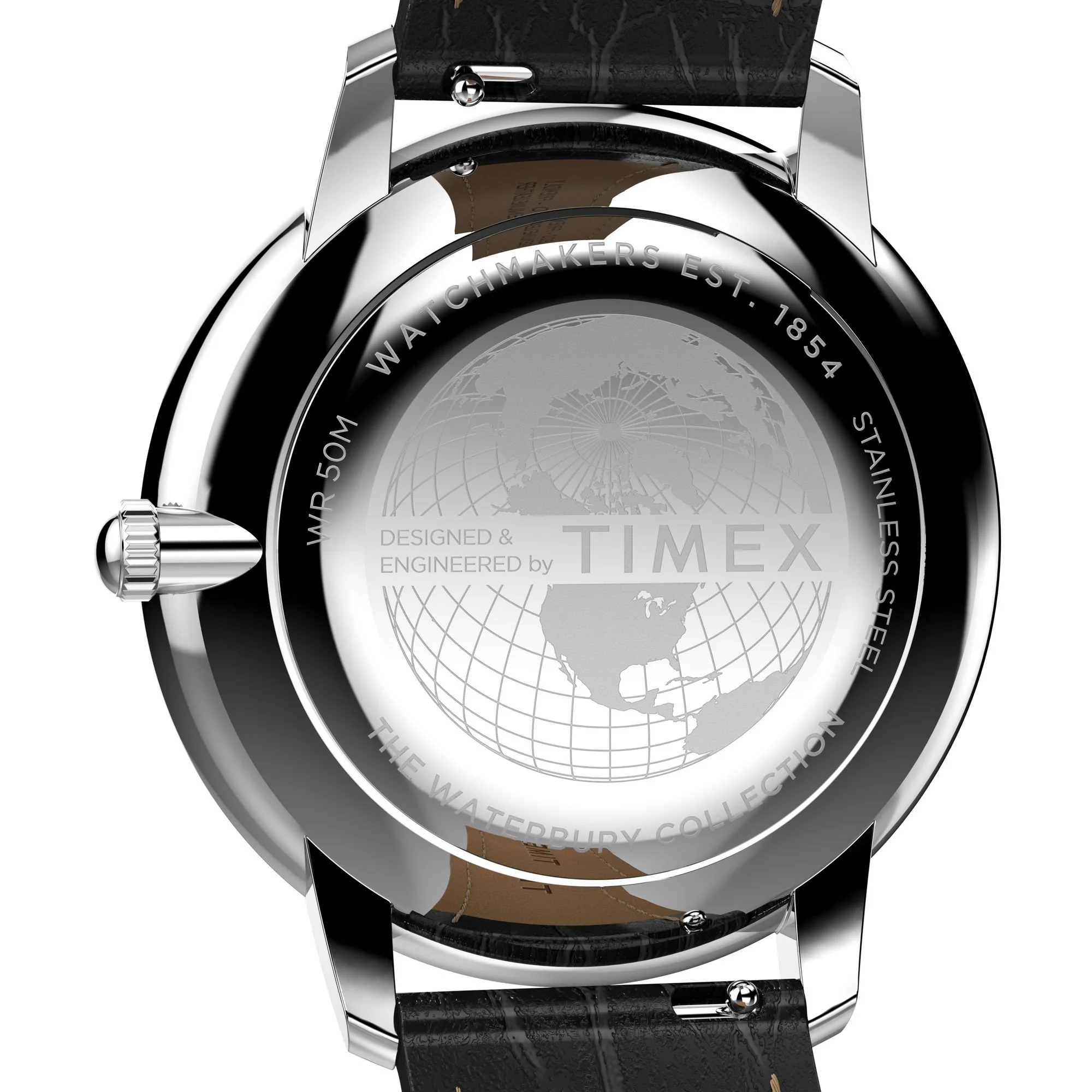 TIMEX Waterbury Silver-Tone Round Dial Analog Men's Watch - TW2Y23100UJ - Image 4