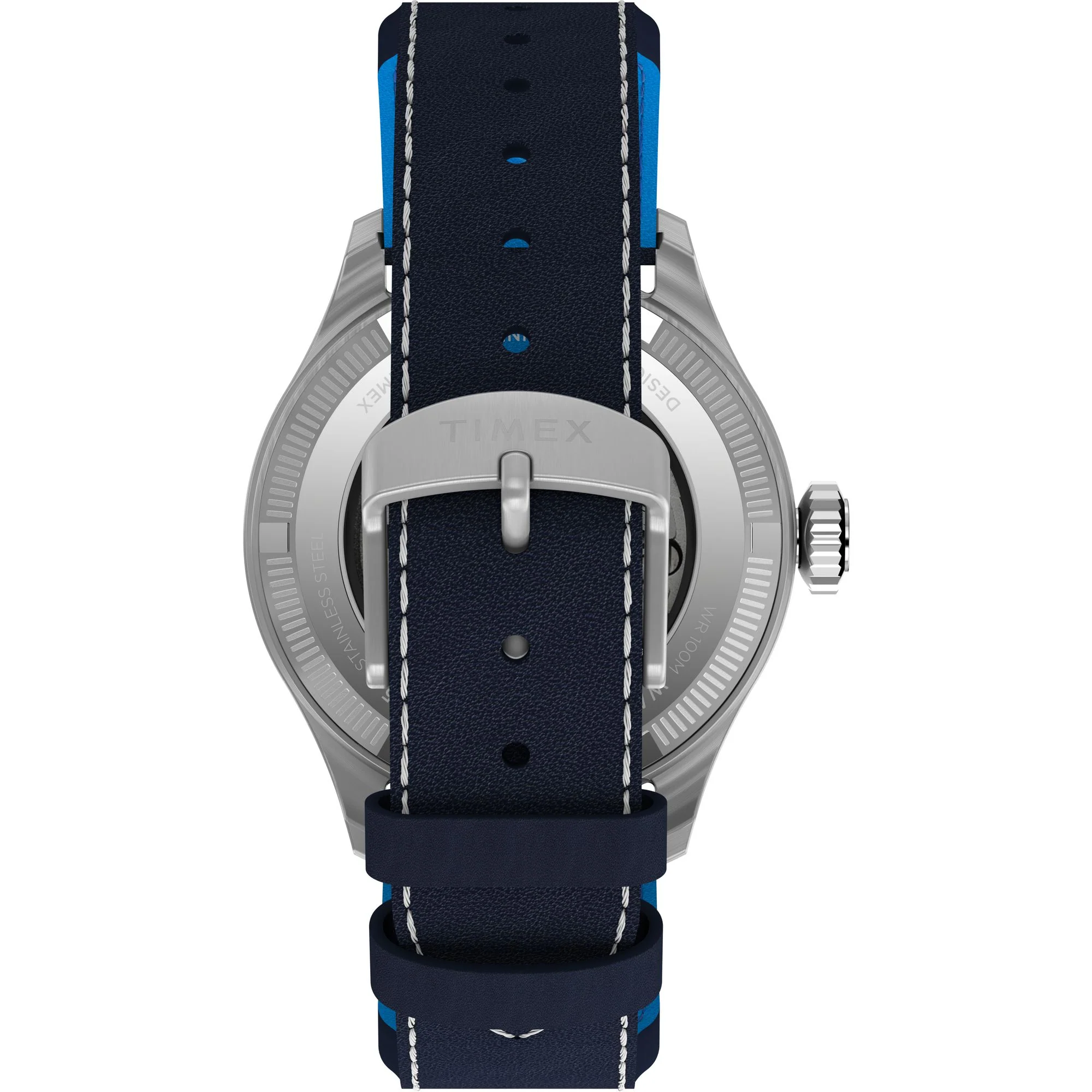 TIMEX Waterbury Traditional Blue Round Dial Mechanical Automatic Men's Watch - TW2Y38800X6 - Image 3