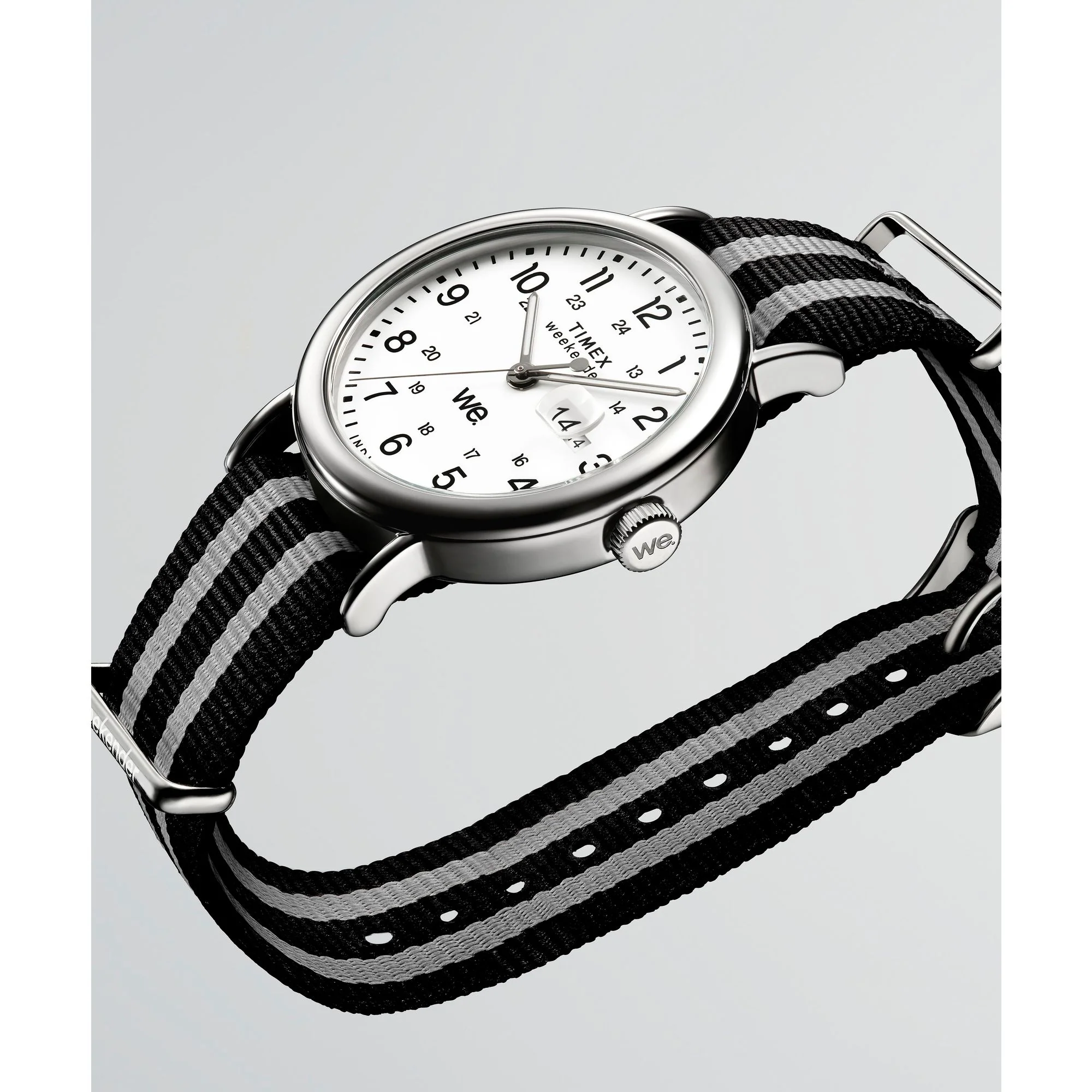 Timex Weekender Round 40mm White Dial Analog Men Watch - TW2W86300UJ - Image 5
