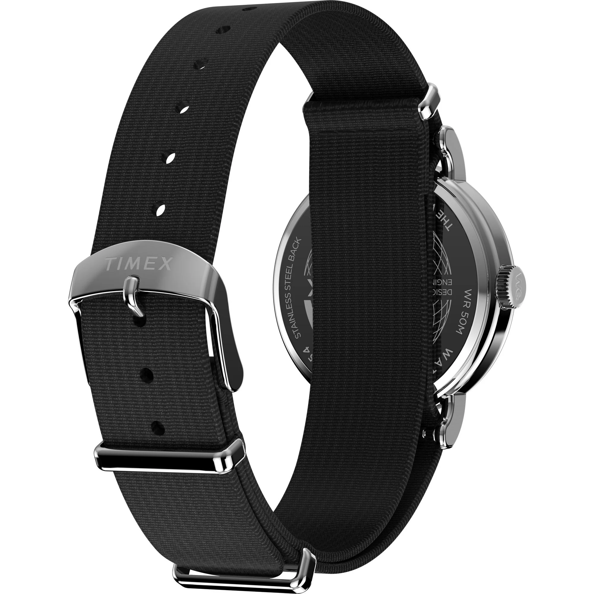 Timex Weekender Round 37mm Black Dial Analog Watch for Unisex - TW2W85700UJ - Image 6