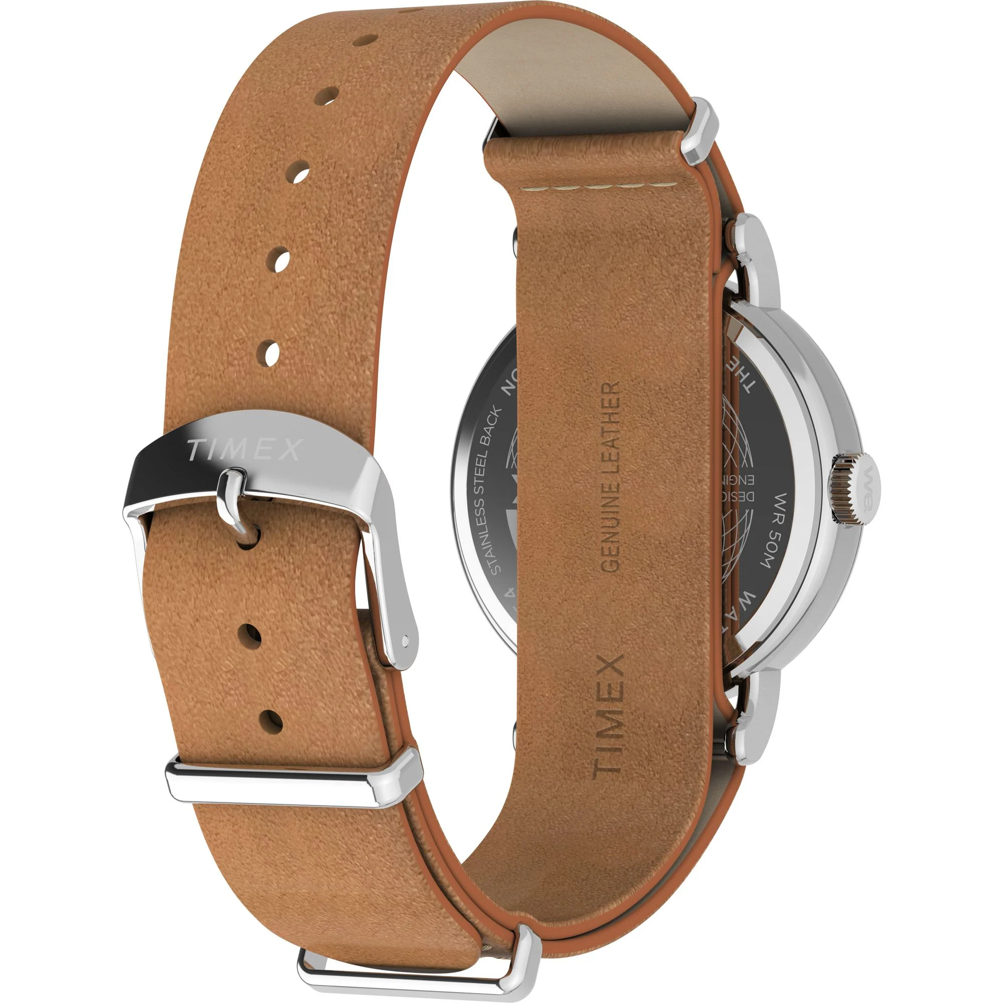 TIMEX Weekender Main Line White Round Dial Analog Unisex's Watch - TW2W86500UJ - Image 5