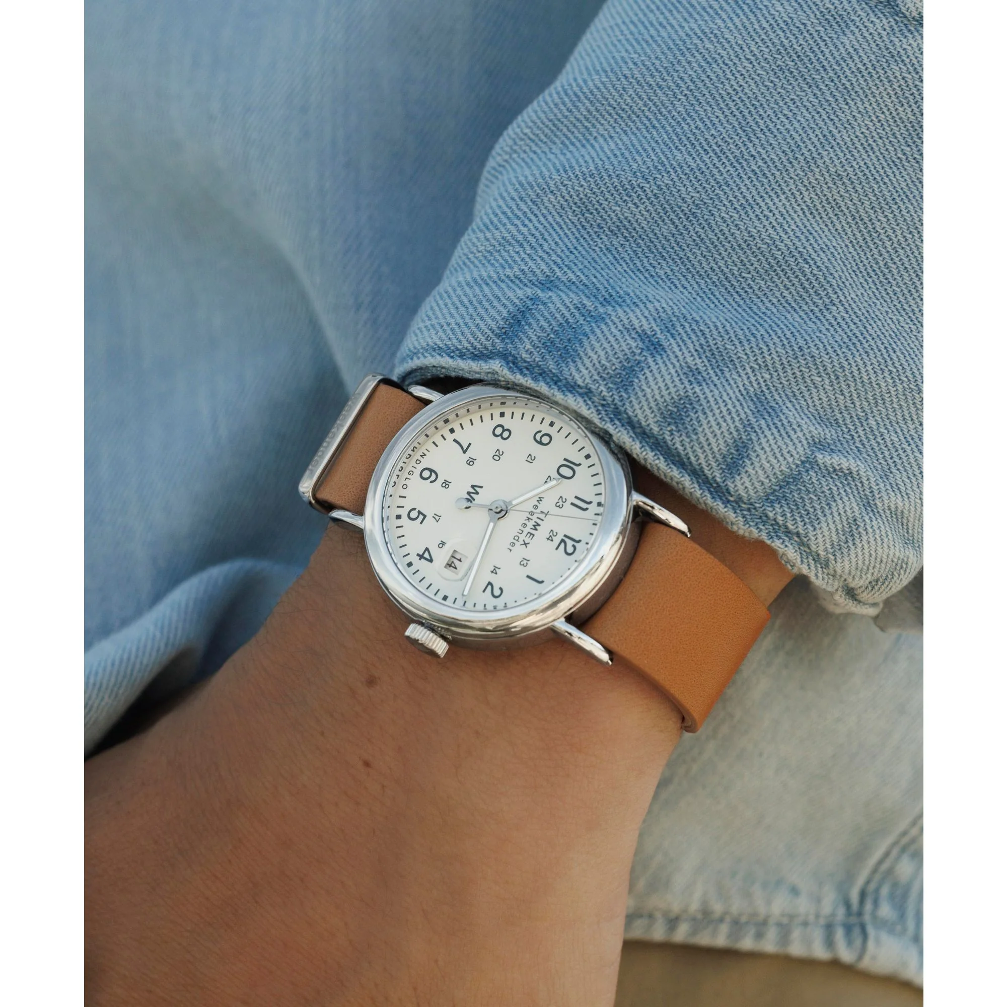 TIMEX Weekender Main Line White Round Dial Analog Unisex's Watch - TW2W86500UJ - Image 9