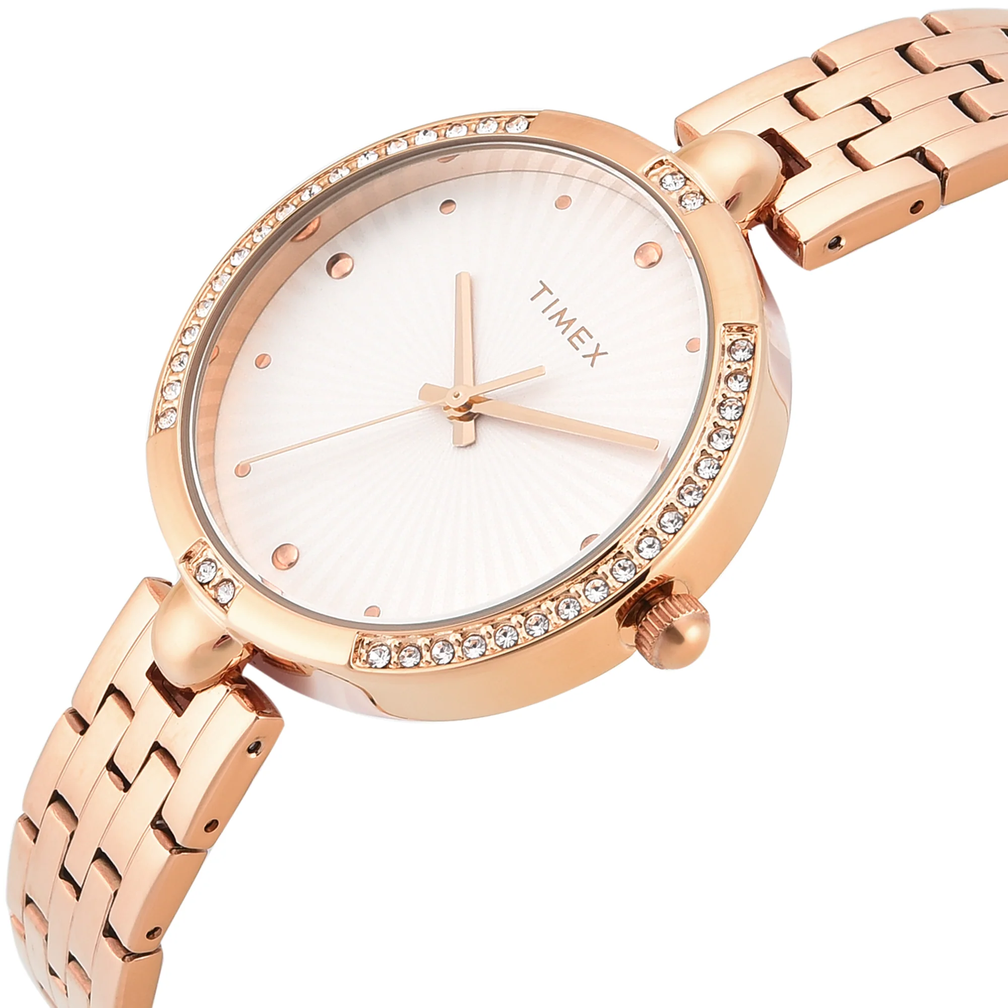 TIMEX White Round Dial Analog Women's Watch - TWEL22602 - Image 2