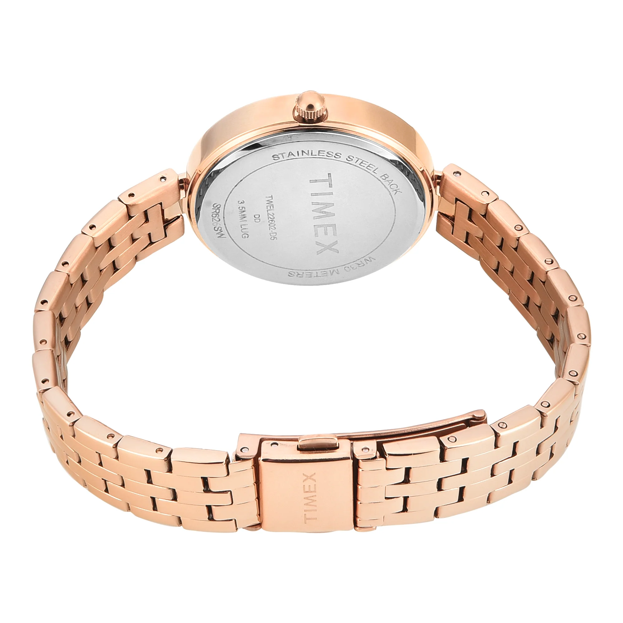 TIMEX White Round Dial Analog Women's Watch - TWEL22602 - Image 5