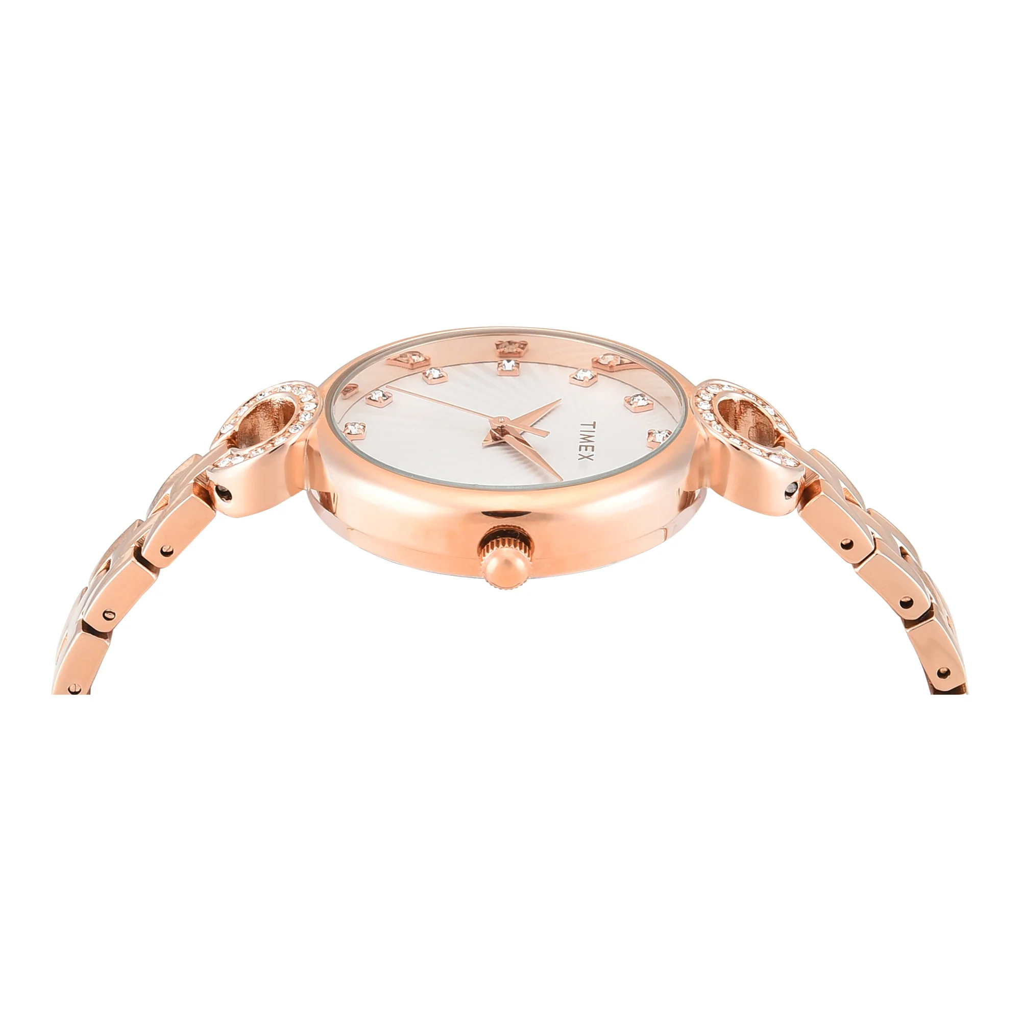 TIMEX White Round Dial Analog Women's Watch - TWEL22701 - Image 4