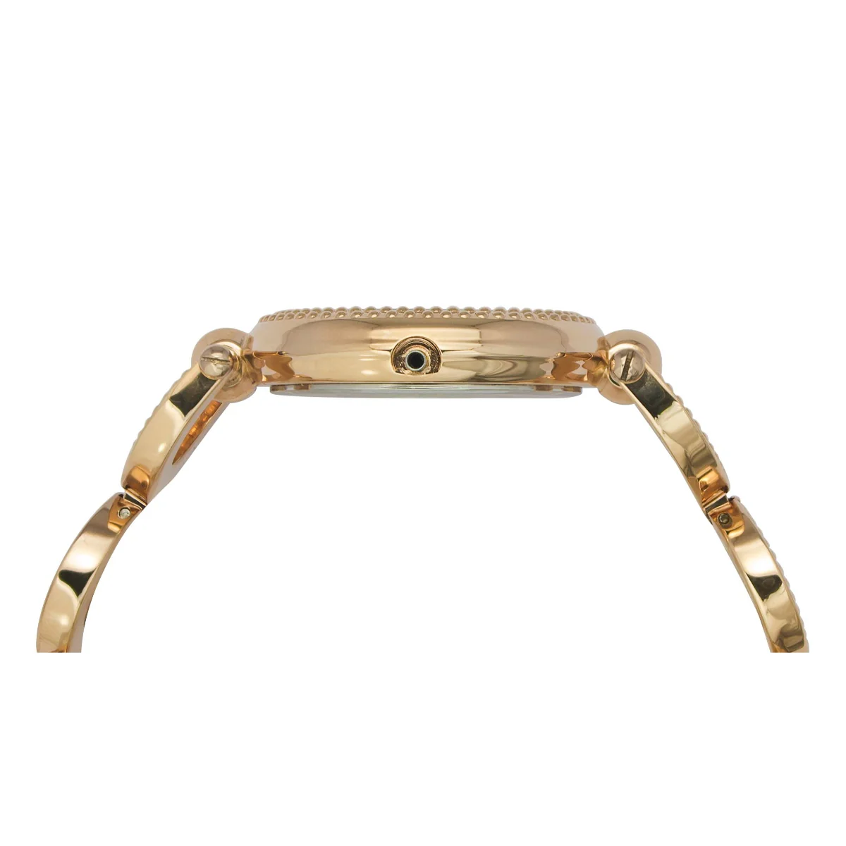 Timex Women Analog Rose Gold Round Brass Dial Watch- TWEL14102 - Image 2
