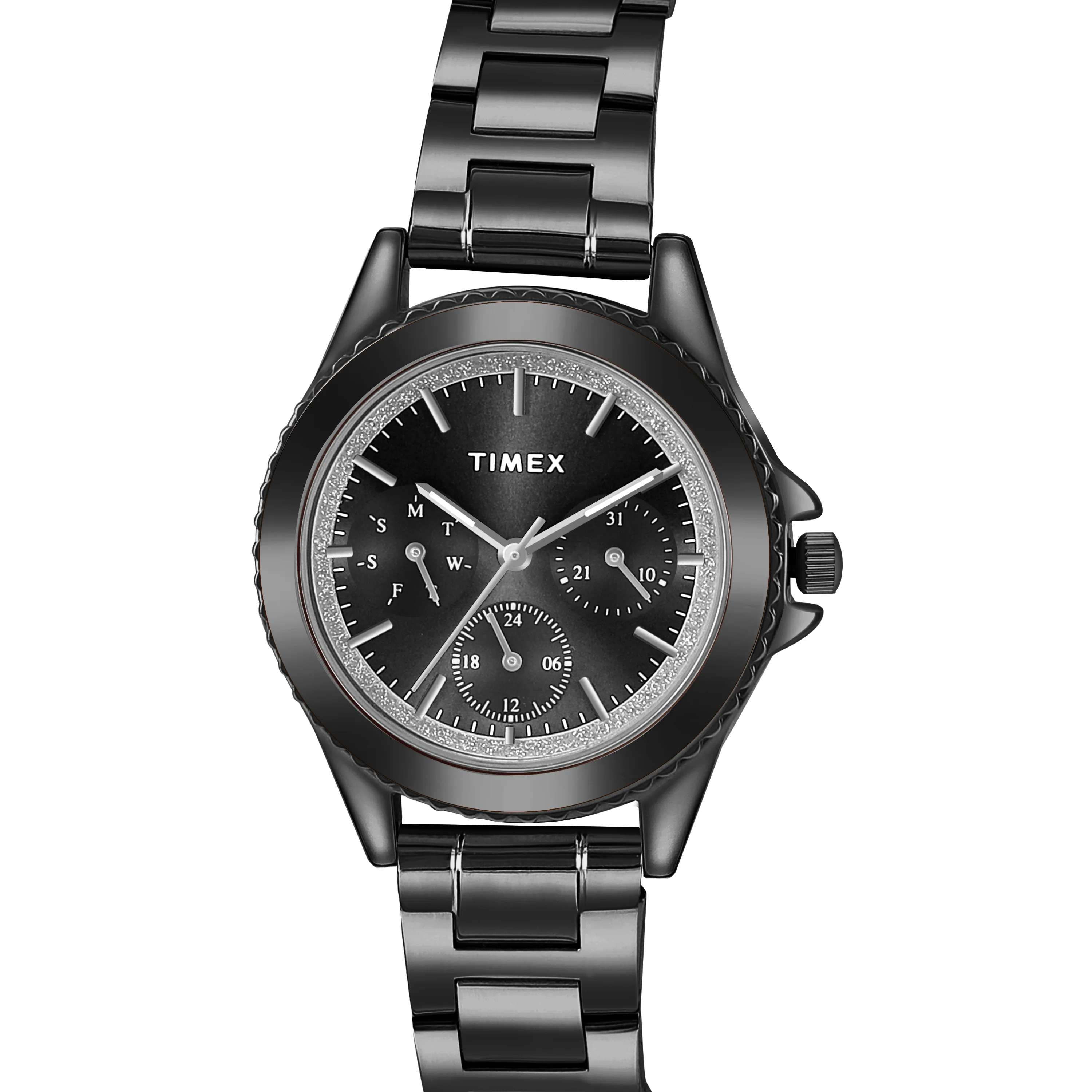 TIMEX Women Black Round Dial Analog Watch - TWHL35SMU08 - Image 2