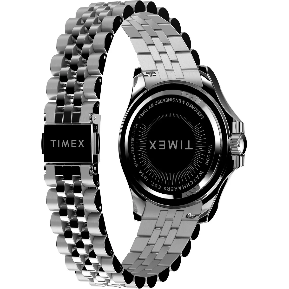 Timex Women Blue Brass Round Dial Analog Watch-TW2V79600UJ - Image 2