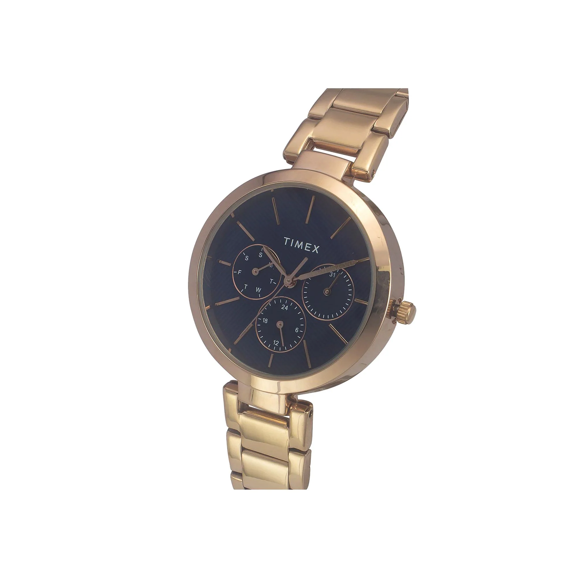 TIMEX Women Blue Round Dial Analog Watch - TWEL107SMU09 - Image 5