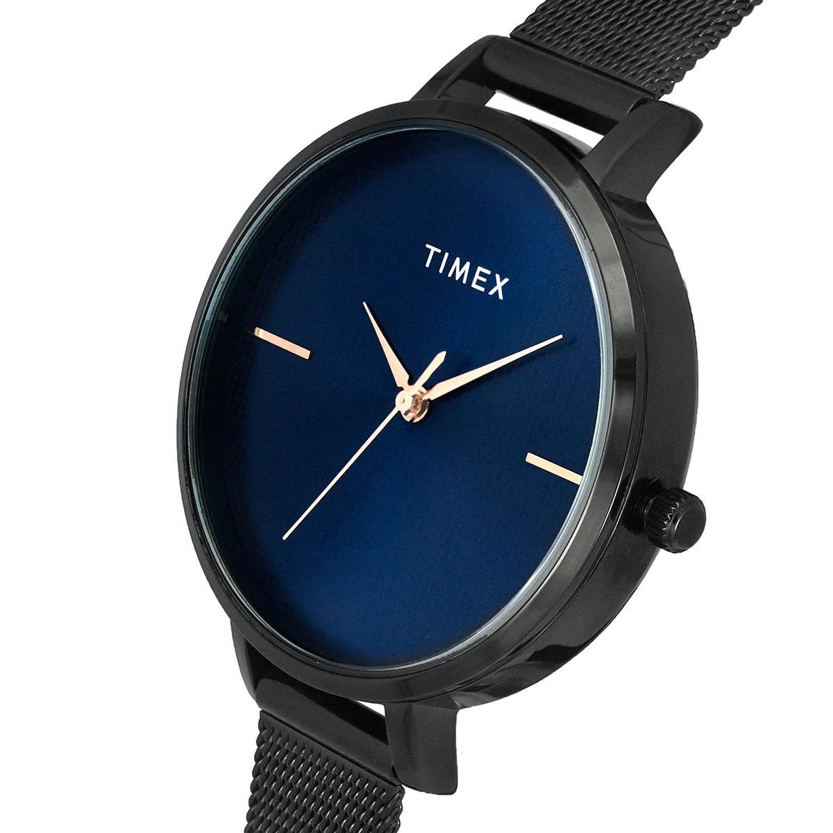 TIMEX Women Blue Round Dial Analog Watch - TWEL155SMU08 - Image 3