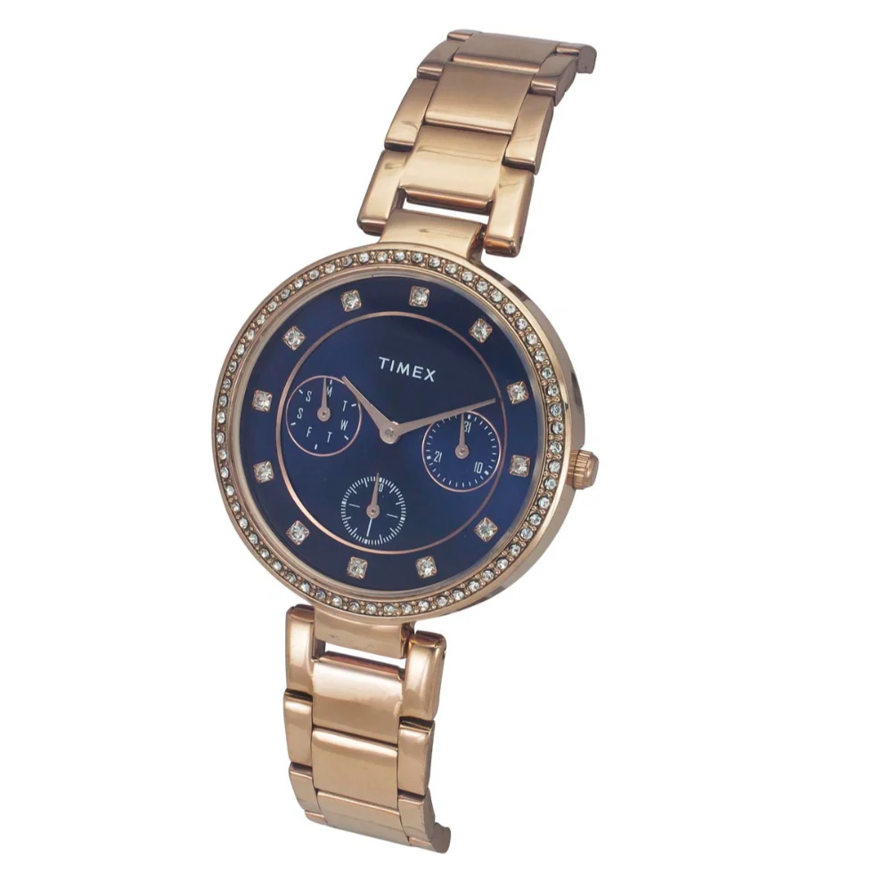 Timex Cosmic Awe Women Multifunction Round Dial Blue Watch - TWEL18703 - Image 3