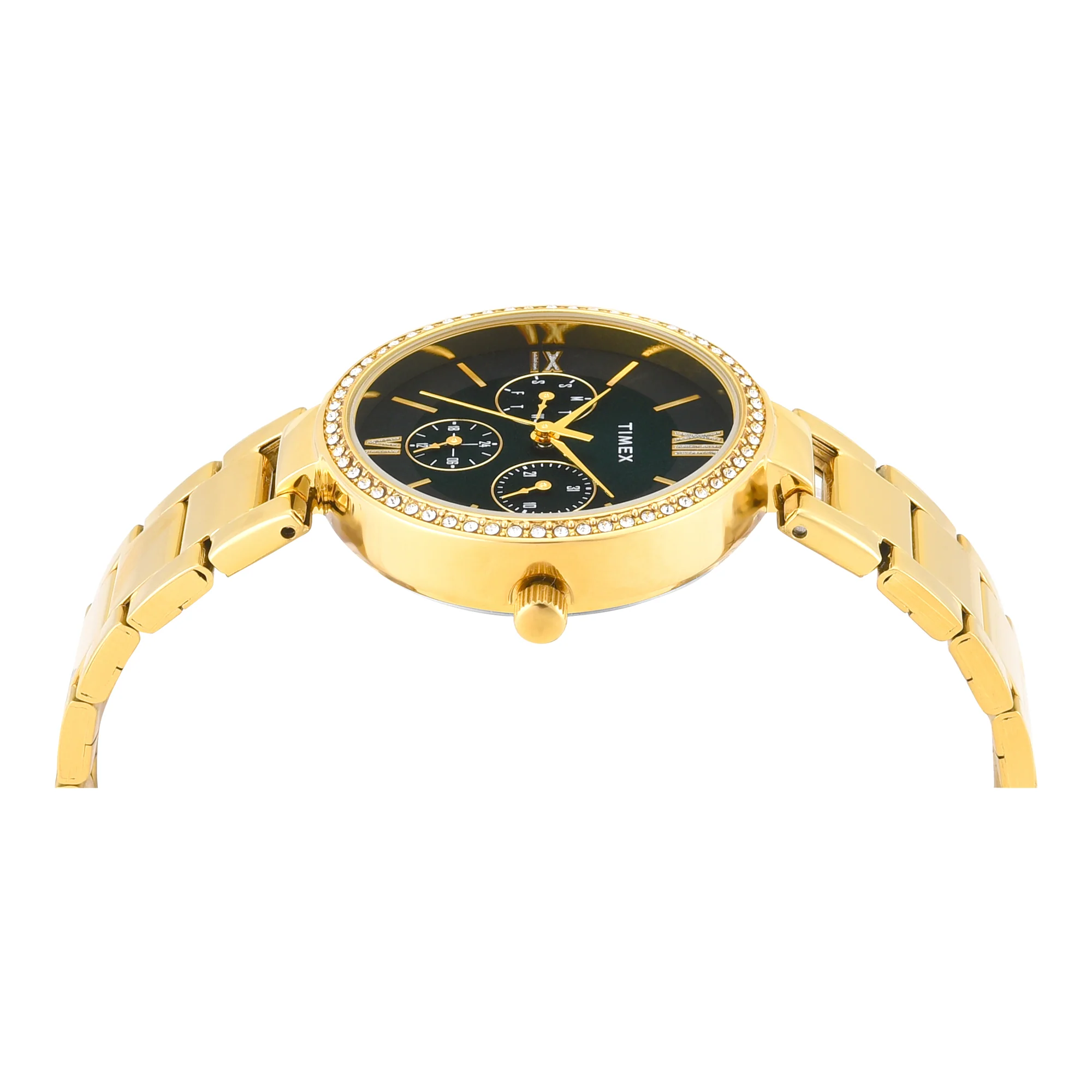 TIMEX Women Green Round Dial Analog Watch - TWEL18708 - Image 4