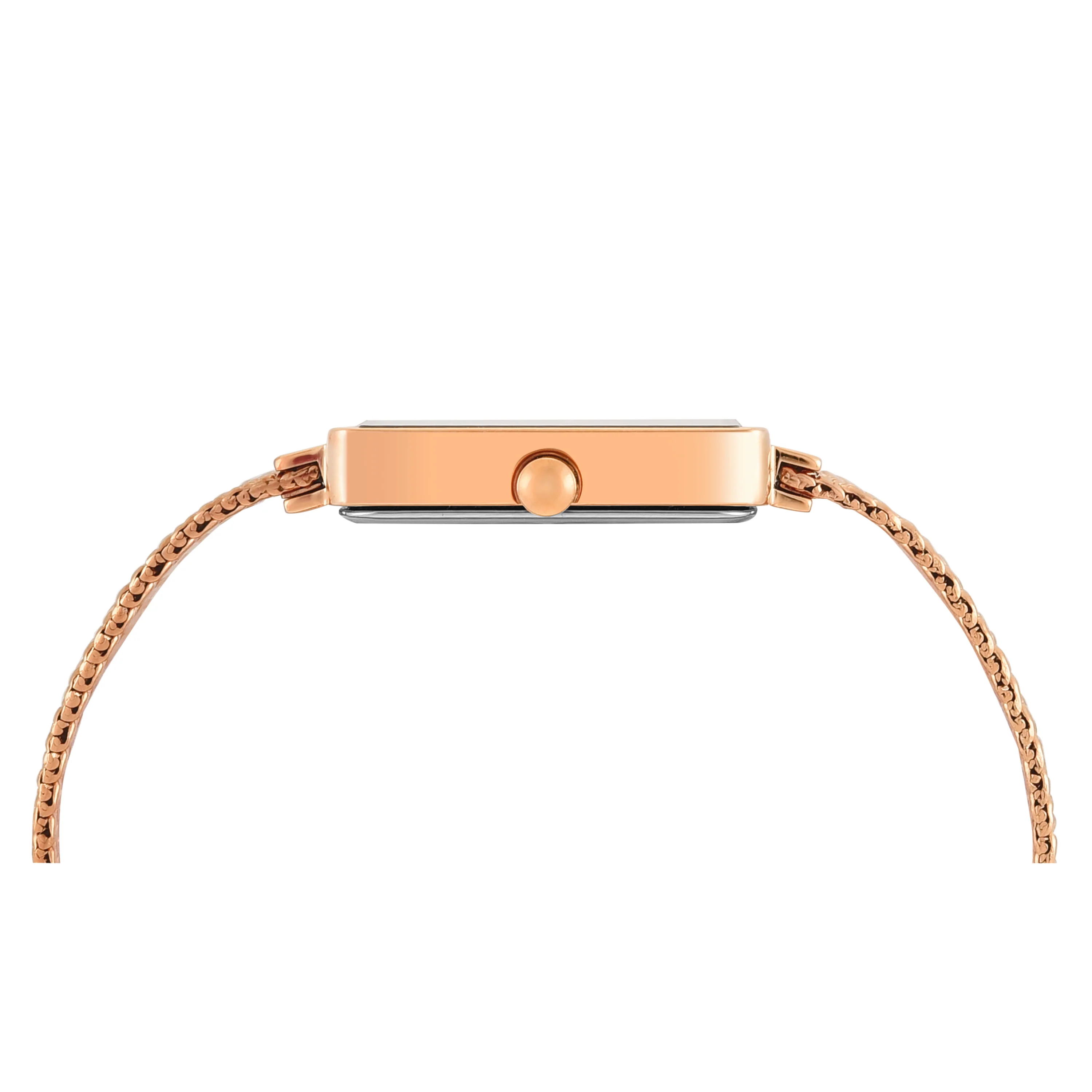 TIMEX Women Mother of Pearl Rectangle Dial Analog Watch - TWEL20704 - Image 3
