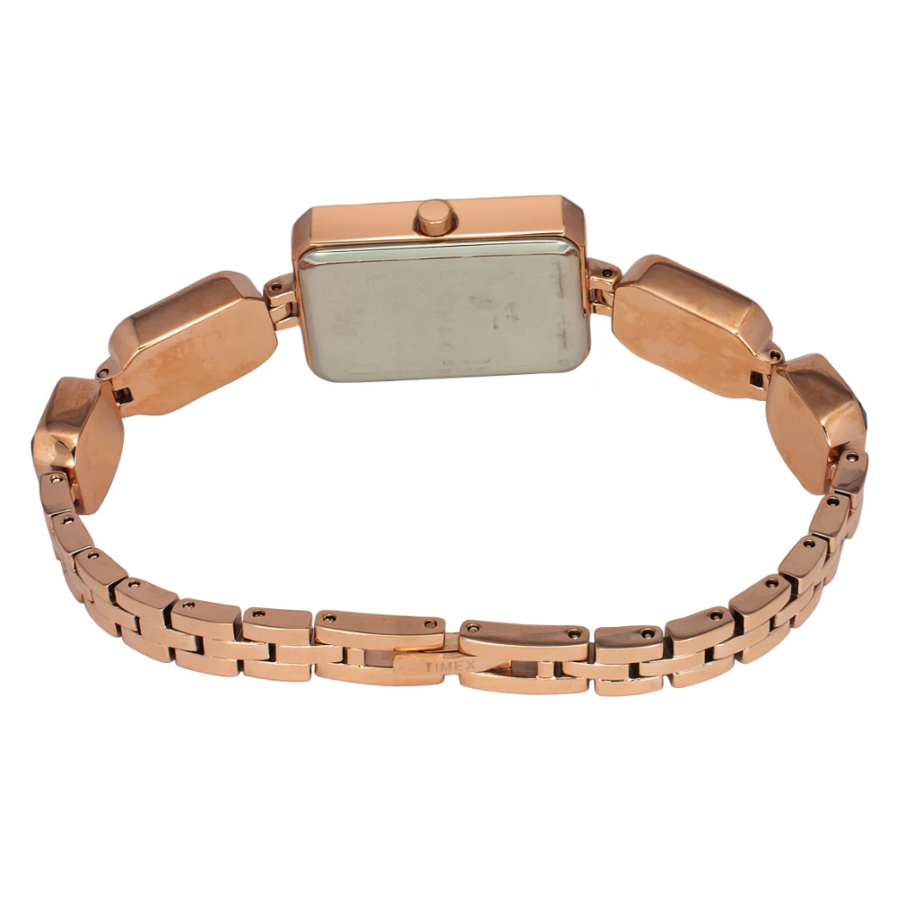Timex Fria Women Pink Rectangular Analog Watch - TWEL16906 - Image 4