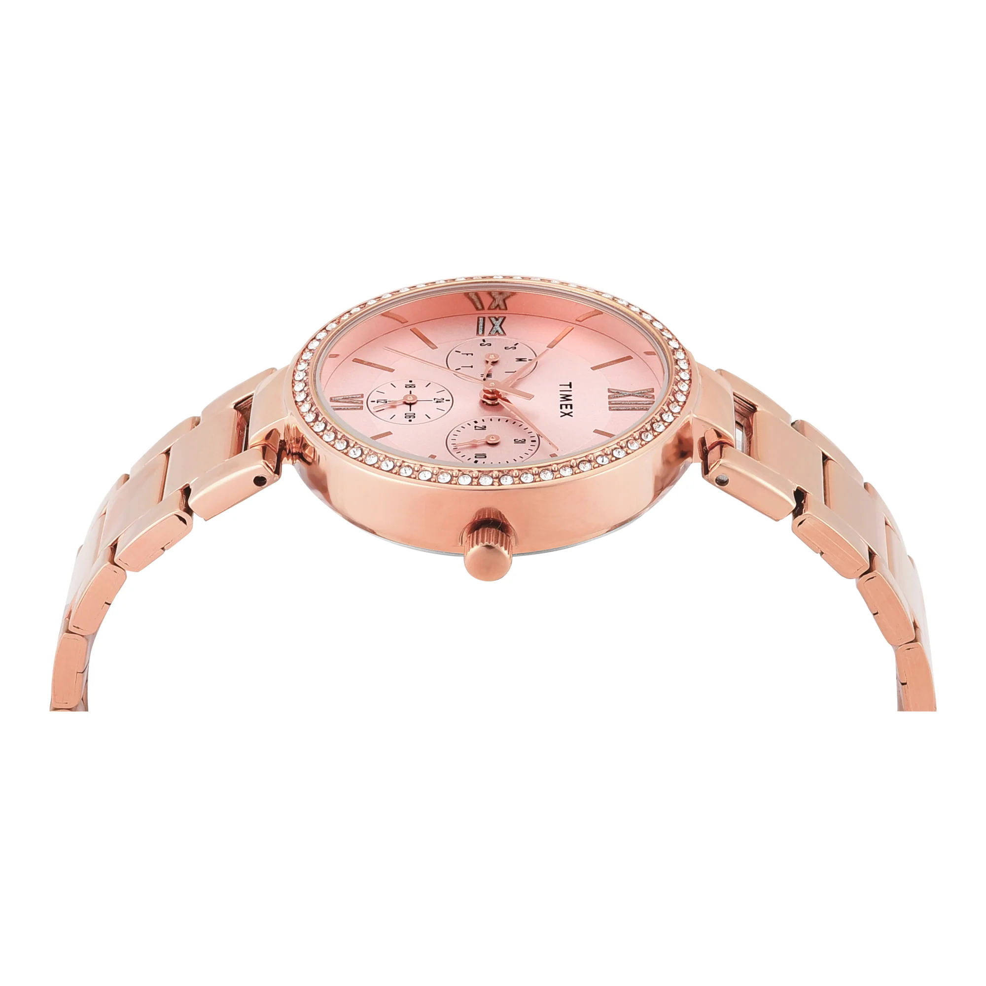 TIMEX Women Pink Round Dial Analog Watch - TWEL18707 - Image 4